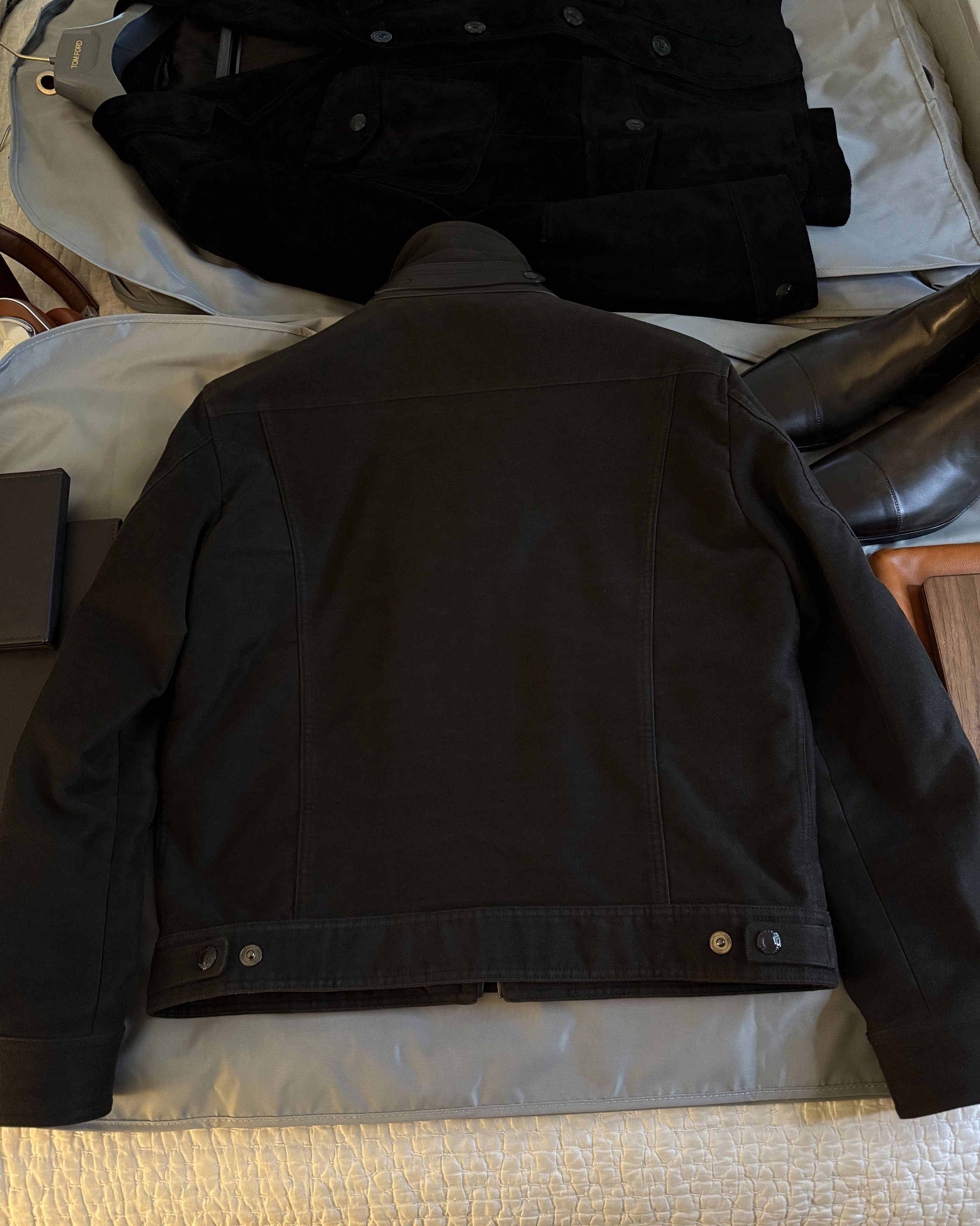 Tom Ford Best Dressed Very Rare $4,100 w/tax Moleskin Leather Jacket Size US M / EU 48-50 / 2 - 17 Thumbnail