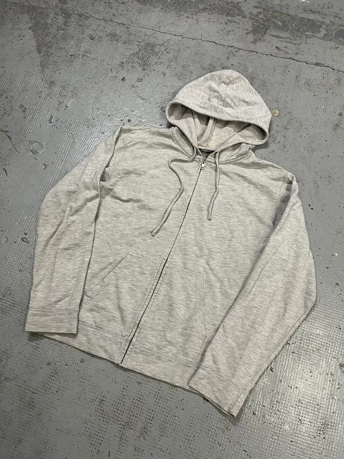 agnes b. Agnès B Grey Minimalist Zip-Up Hoodie Size US M / EU 48-50 / 2 - 4 Thumbnail