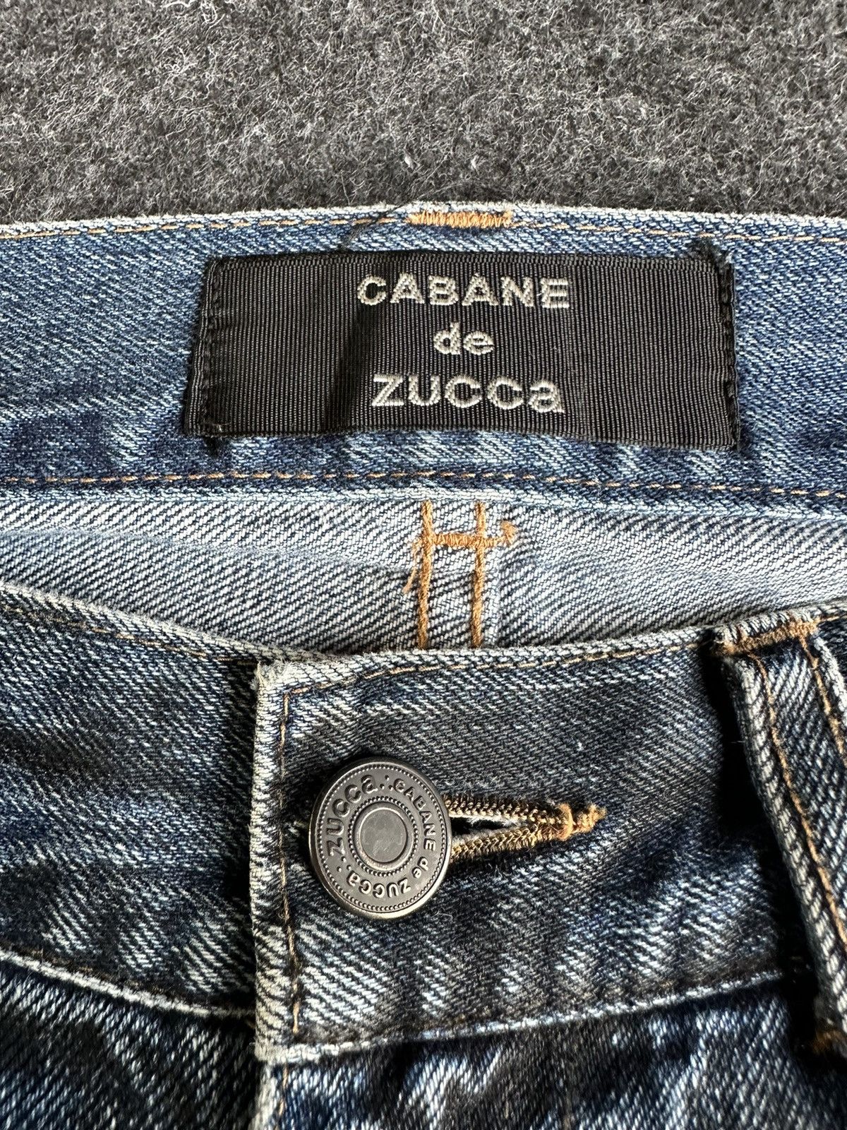 Issey Miyake 90s Cabane De Zucca Issey Miyake Vintage Denim W32 D486 Size US 32 / EU 48 - 11 Thumbnail