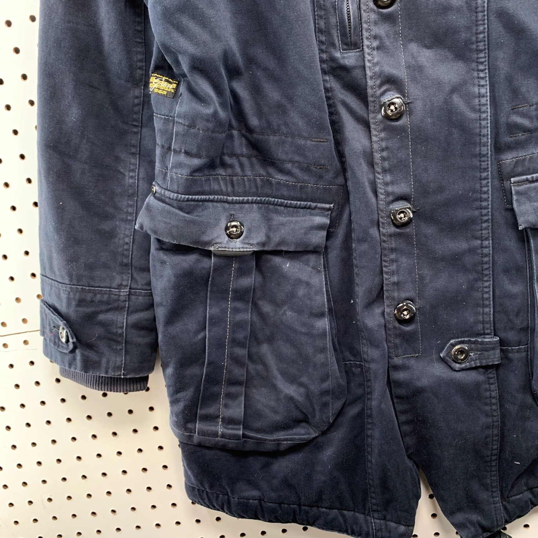 G-Star G Star Raw Military Coat Womens Large Blue Parka Long Coat Army Style 22x36 Vintage No Size L / US 10 / IT 46 - 7 Thumbnail