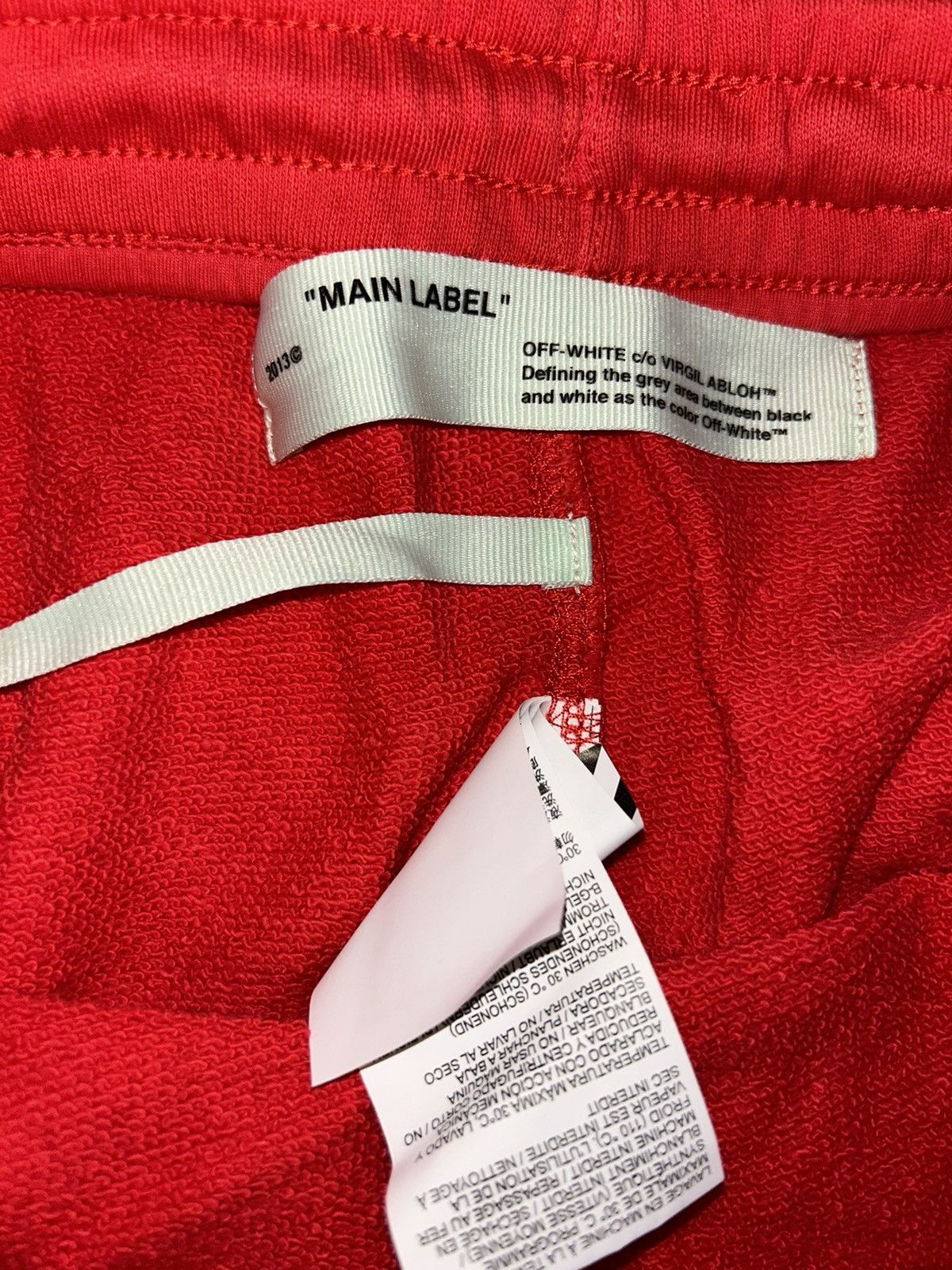 Off-White Off White Red Mona Lisa Shorts Size Large Size US 35 - 5 Thumbnail