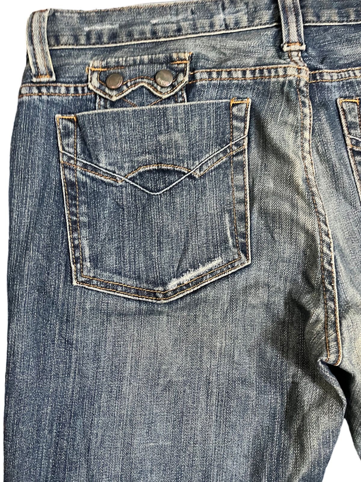 Howe Vintage Howe Flare Distressed Denim Size US 35 - 11 Thumbnail