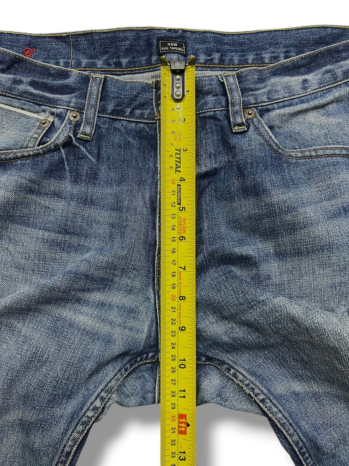 United Arrows Vintage Green Label United Arrow Selvedge Denim, Faded Wash Size US 33 - 16 Thumbnail