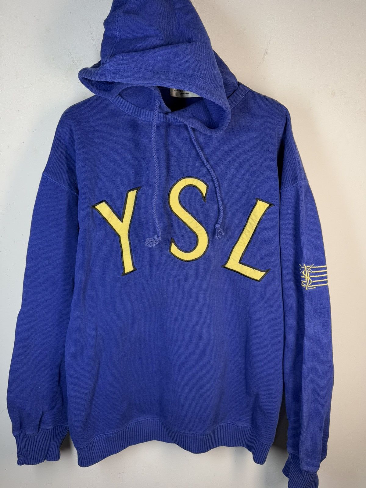 Big Logo YSL Hoodie Sweatshirt Rare YSL Sweater - Main Image