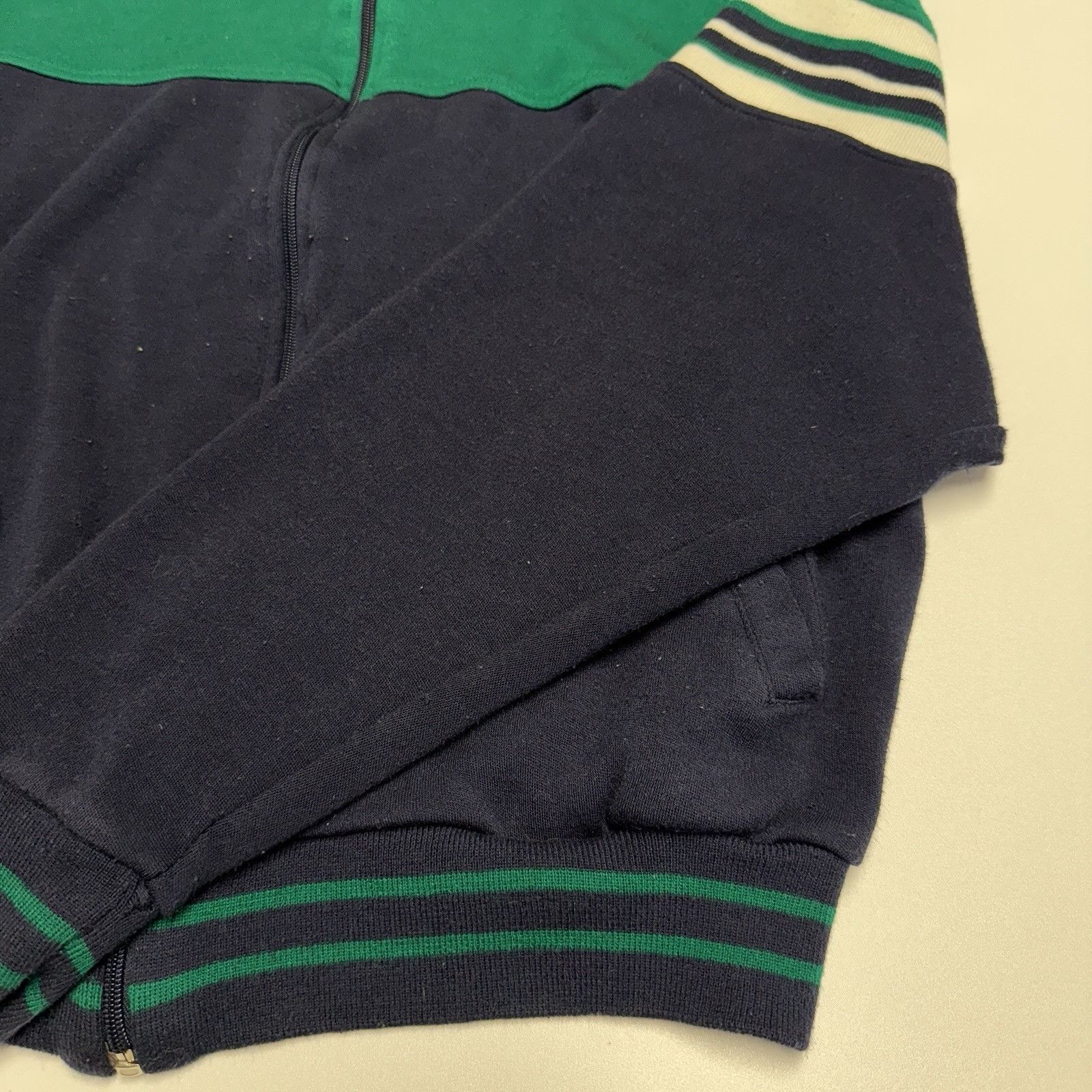 Pierre Cardin × Vintage Vintage Pierre Cardin Jacket Full Zip Mens Large Green/Blue Size US L / EU 52-54 / 3 - 10 Thumbnail