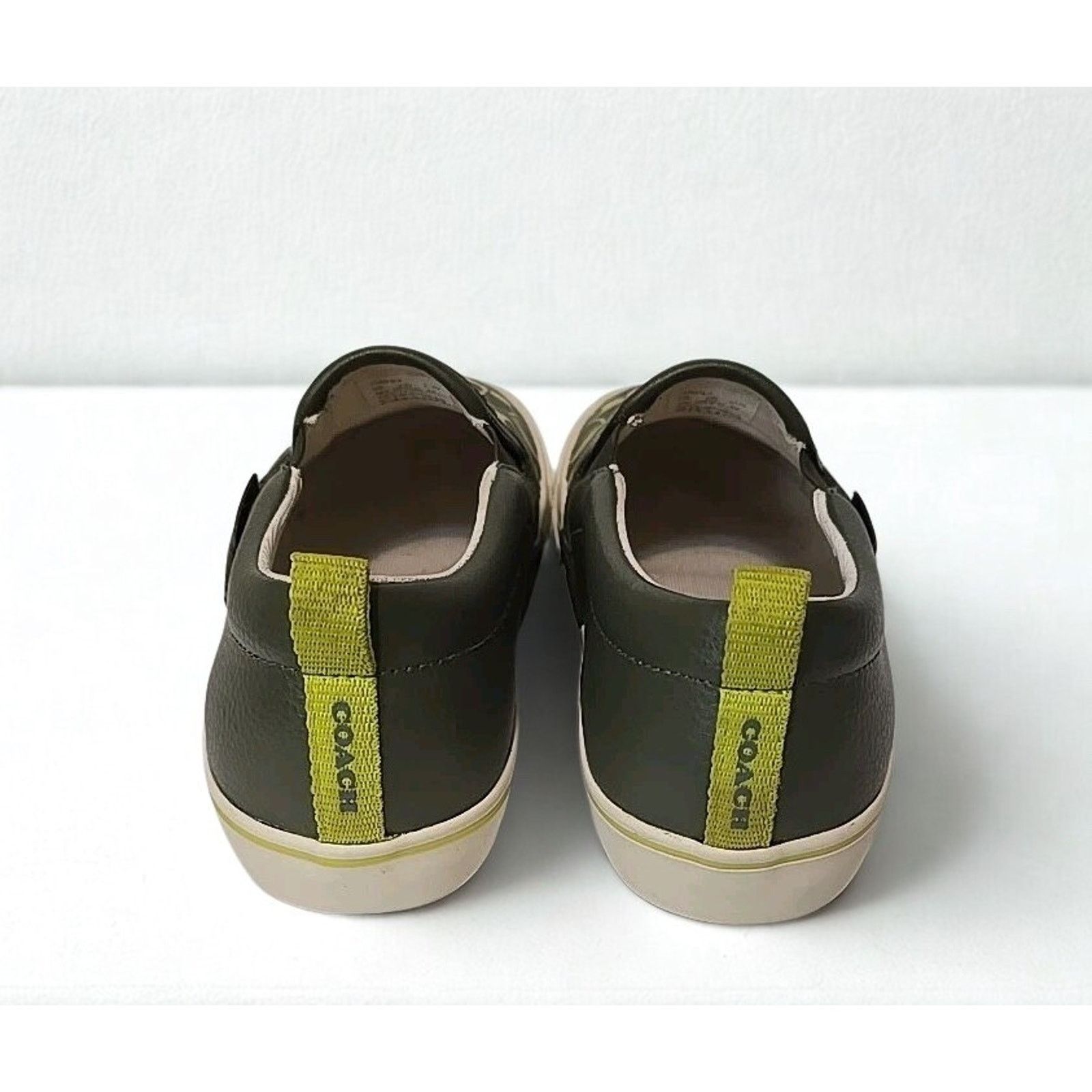 Coach Coach CA283 Printed Pebble Skate Sneakers Army Green Sz 9.5D Size US 9.5 / EU 42-43 - 4 Thumbnail