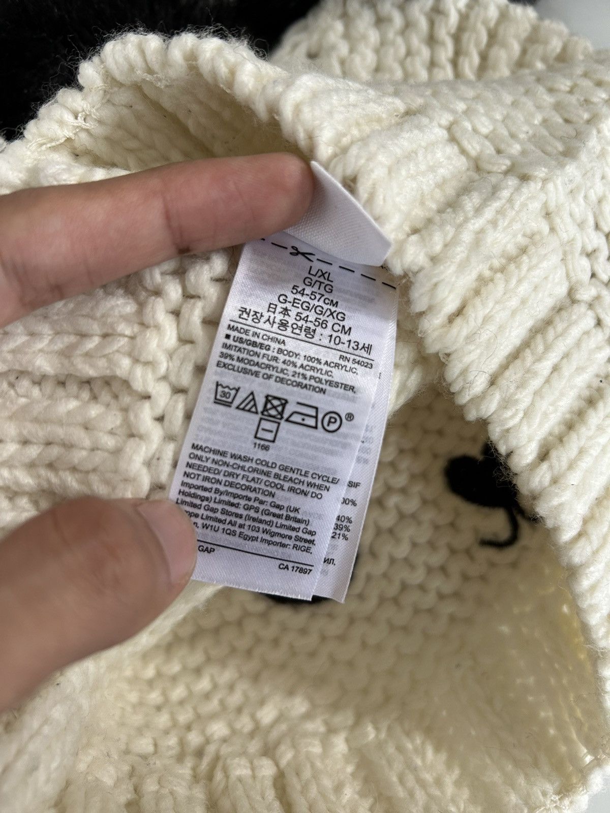 14th Addiction × Japanese Brand × Le Grande Bleu (L.G.B.) Bunny HOrn Devil Knitted Beanie Hats Brand Gap 🔥 Size ONE SIZE - 7 Thumbnail