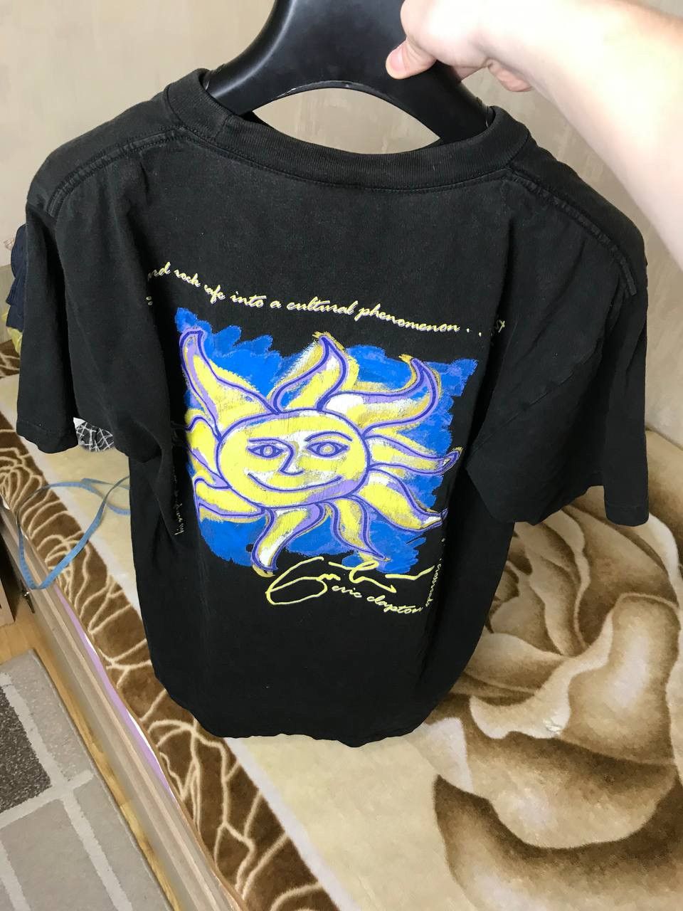 Band Tees 🔥 Vintage 90s Hard Rock Cafe Eric Clapton Rare Tour T Shirt Size US L / EU 52-54 / 3 - 6 Thumbnail