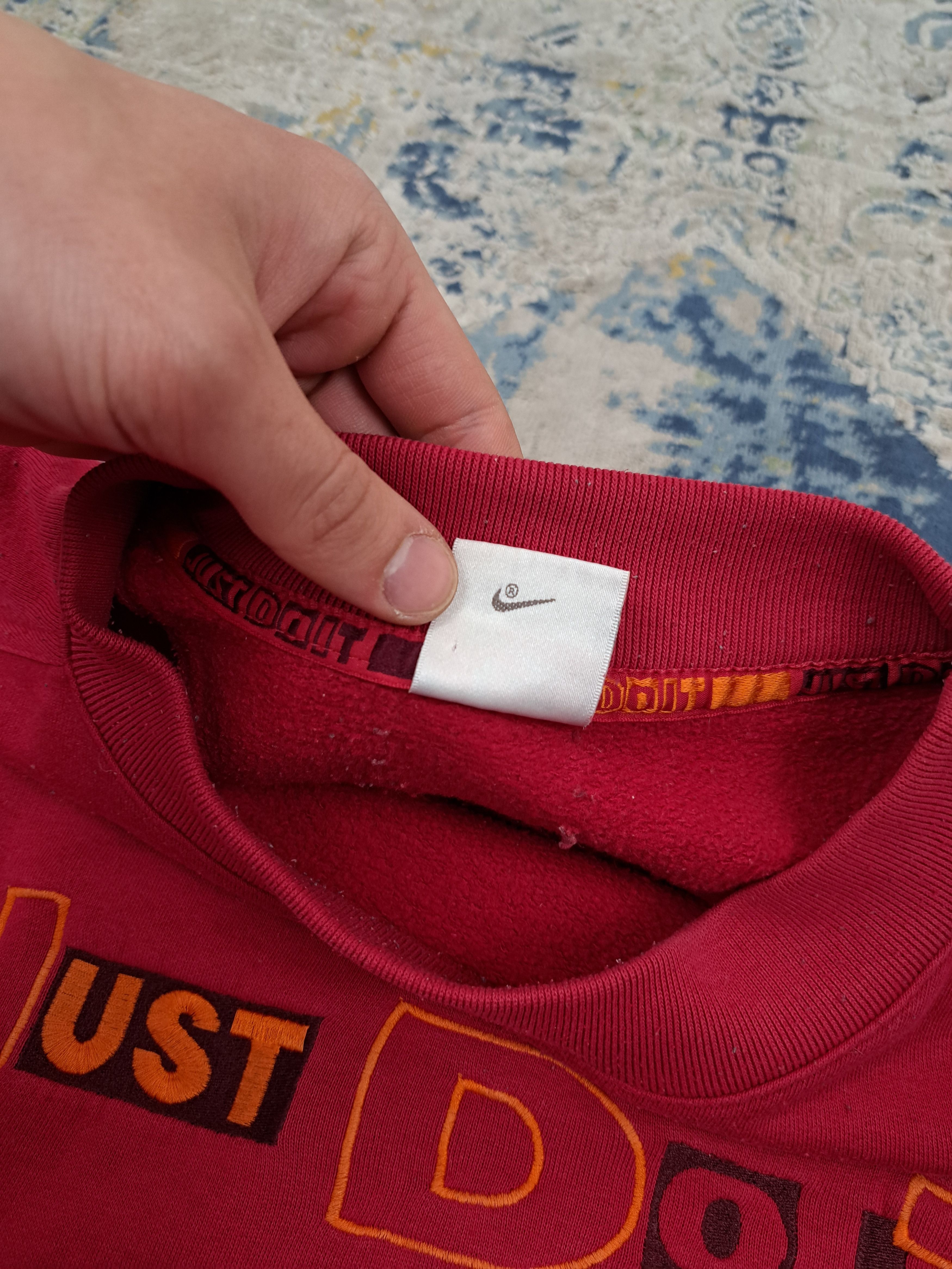 Nike Nike 80s Just Do It Crewneck Sweatshirt Boxy Baggy Fit Size US XL / EU 56 / 4 - 4 Thumbnail