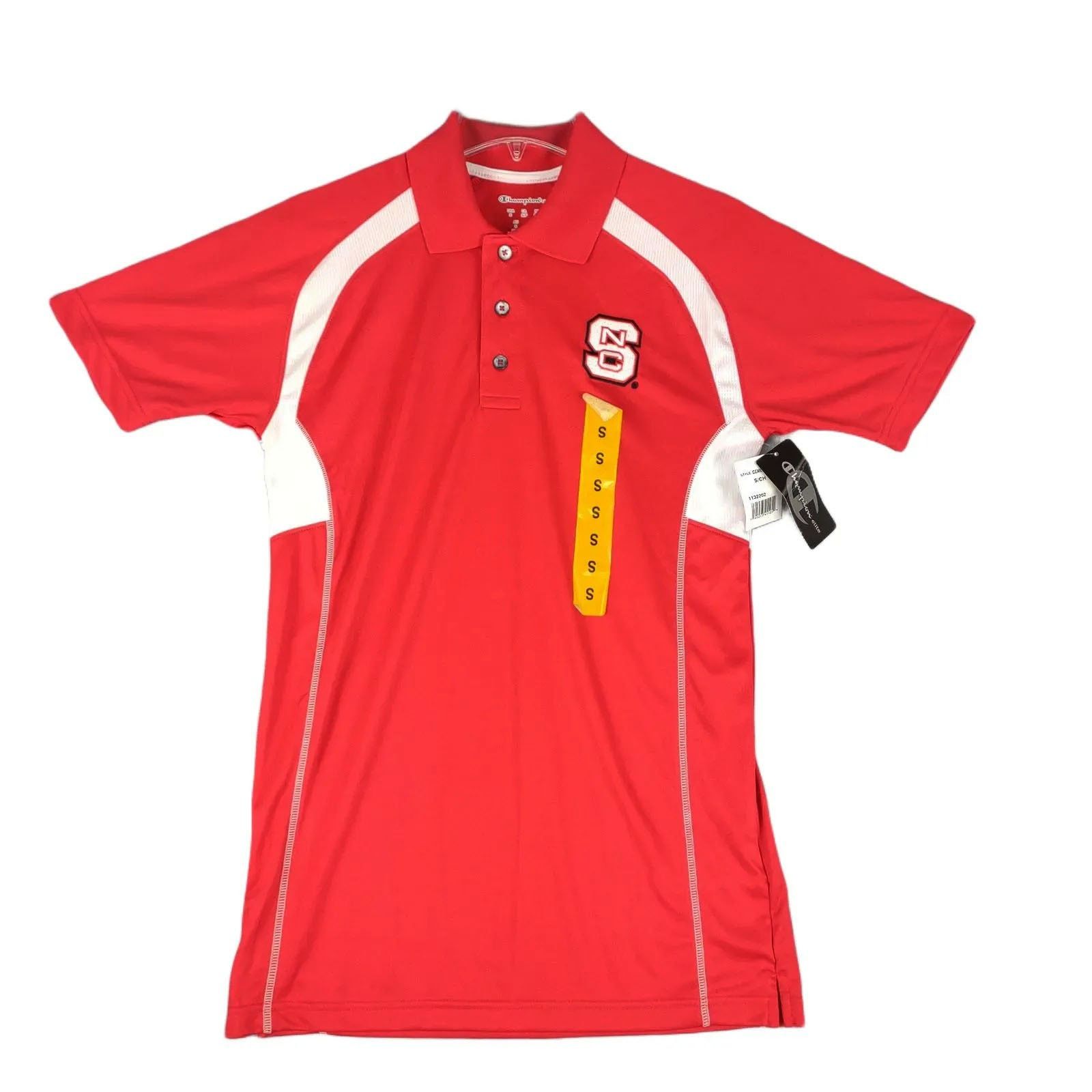 Champion NWT Champion NC STATE Men's Athletic Performance Polo Shirt Size US S / EU 44-46 / 1 - 1 Thumbnail