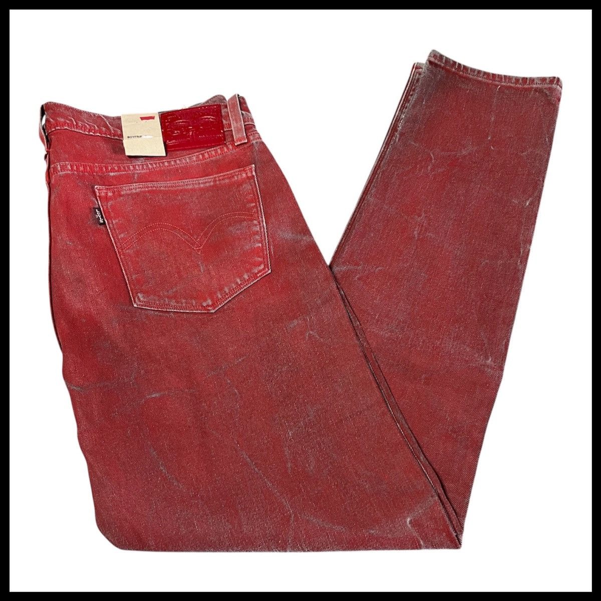 LEVI’S Black Tag Reconstructed Boyfriend Skinny Jean
