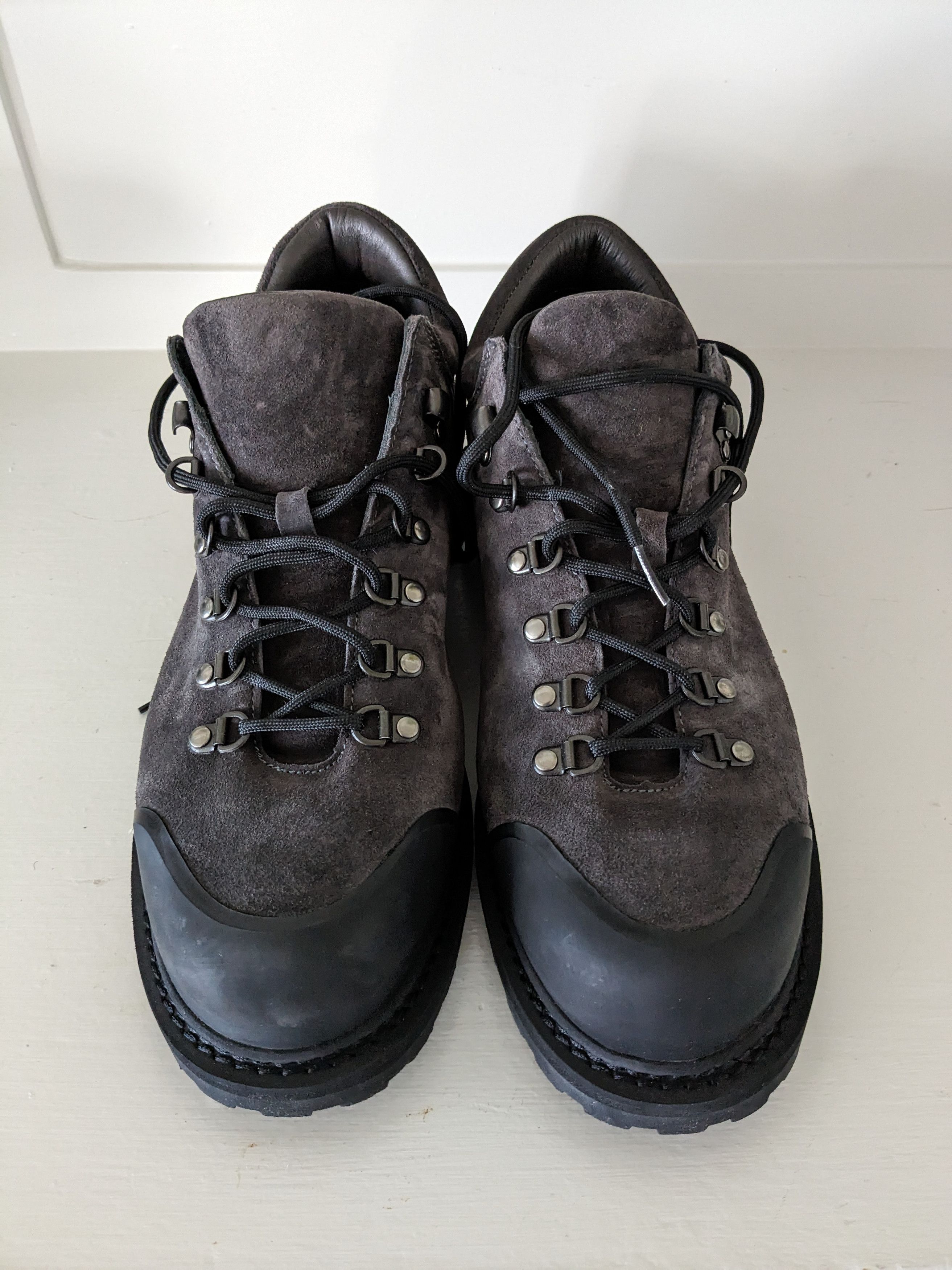 image of Diemme x Nanushka Cornaro Hiker Suede Shoes in Grey, Men's (Size 13)