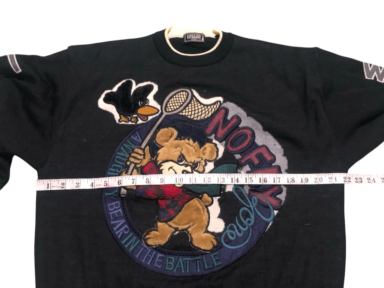 Designer × Japanese Brand × Vintage 90s Gellan Europe Crewneck Wool Knit Sweatshirt Distressed Size US M / EU 48-50 / 2 - 20 Thumbnail