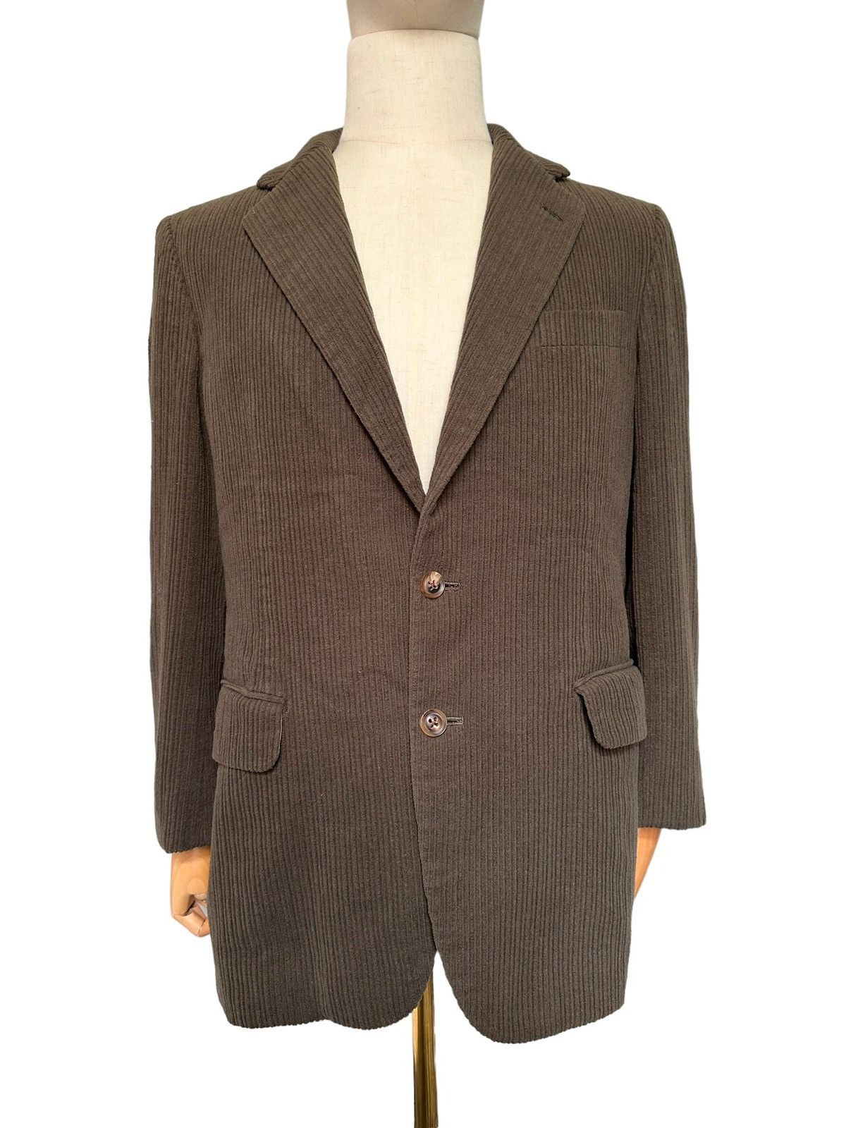 image of 1990S Vintage Burberrys Velvet Sport Blazer in Green, Men's (Size Large)
