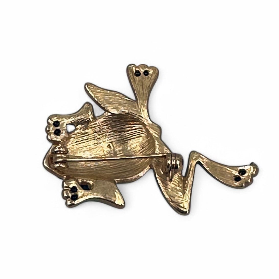 Other Lauren Conrad Leaping Frog Brooch Rhinestone Enamel Pin Size ONE SIZE - 3 Thumbnail