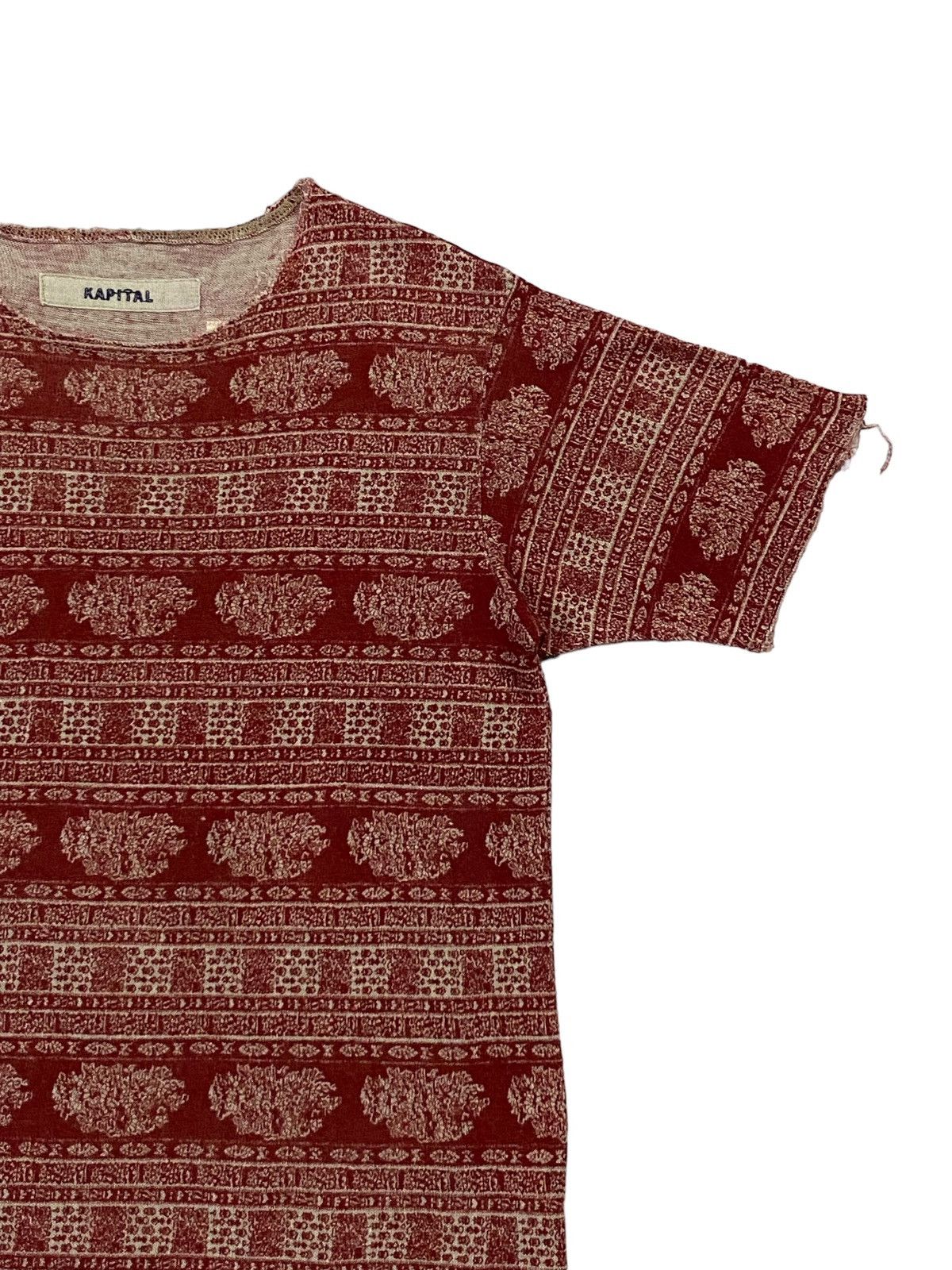 Kapital Kapital Kiro Hirata Linen T-Shirt Size US XS / EU 42 / 0 - 13 Thumbnail