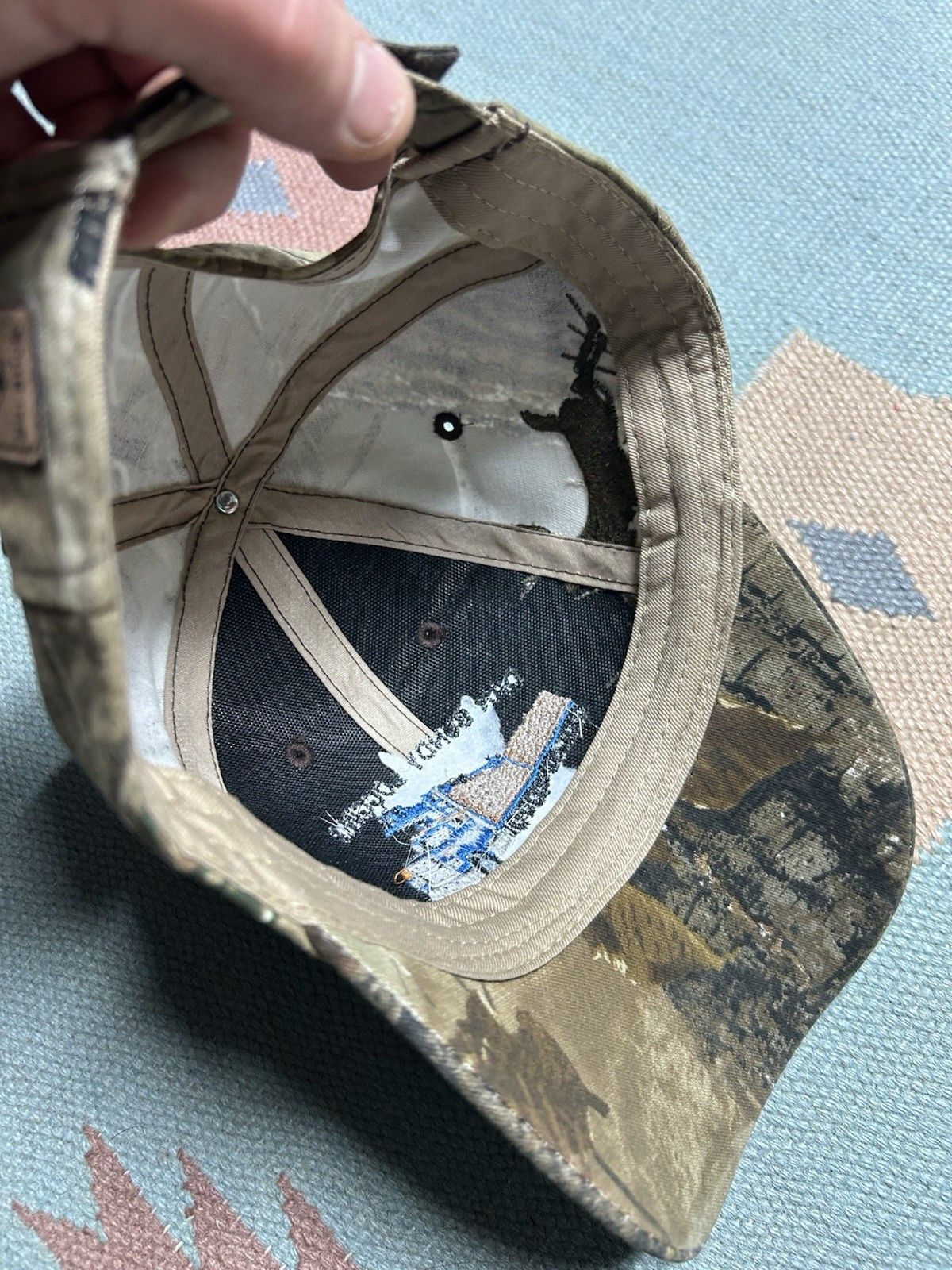 Vintage Dri Duck hat camo Dan Bundy logging Michigan truck deer wild Size ONE SIZE - 7 Thumbnail