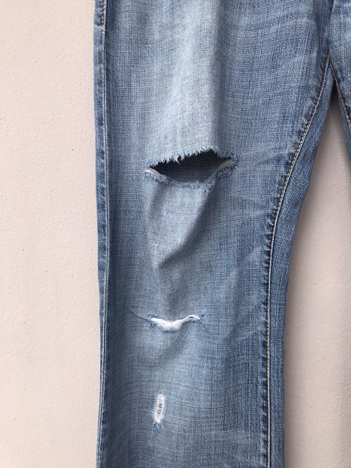 Vintage Vintage Gas Patches Honda Racing Distressed Denim Pants Size US 34 / EU 50 - 6 Thumbnail