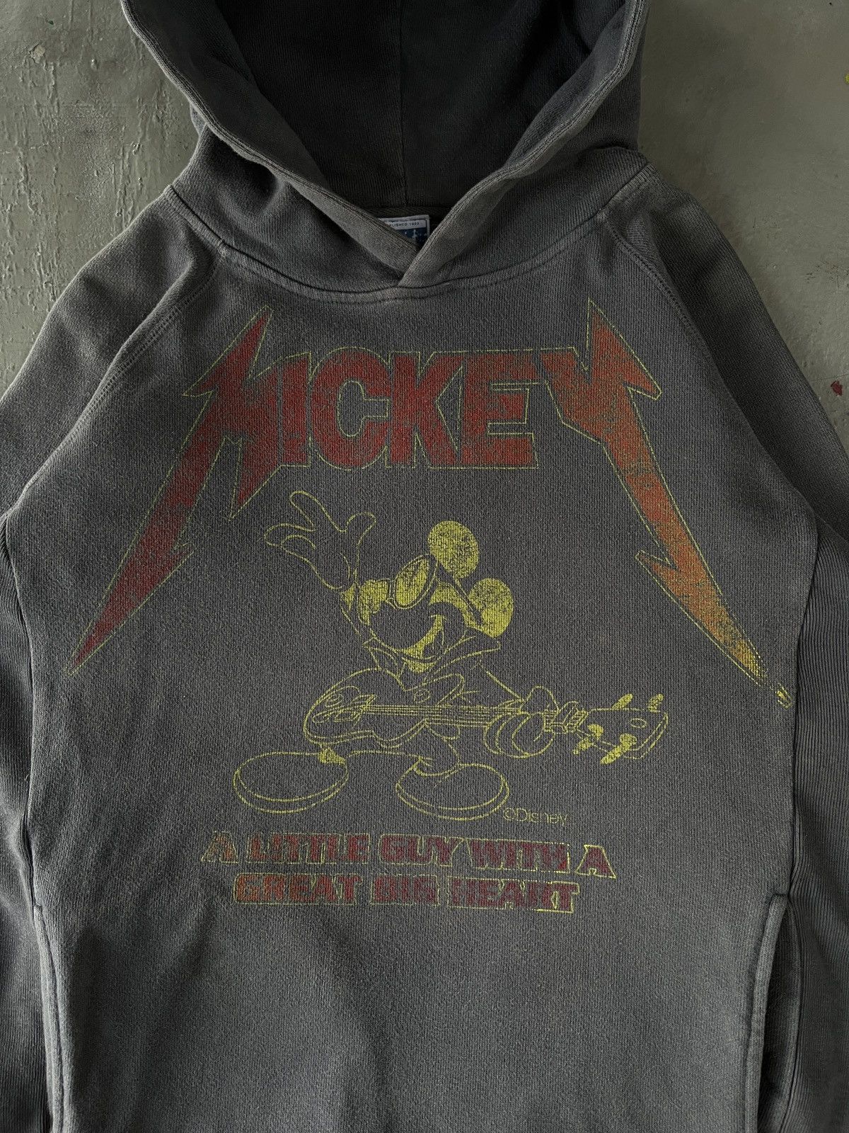 Number (N)ine Mickey Sunfaded Metallica Parody Reverse Weave Supreme Style Size US M / EU 48-50 / 2 - 4 Thumbnail