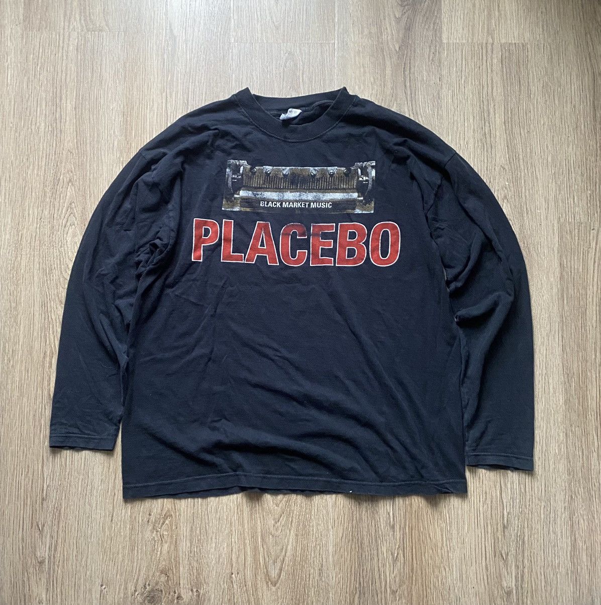 Band Tees × Vintage Vintage Placebo Black Market Music 1999 Tour