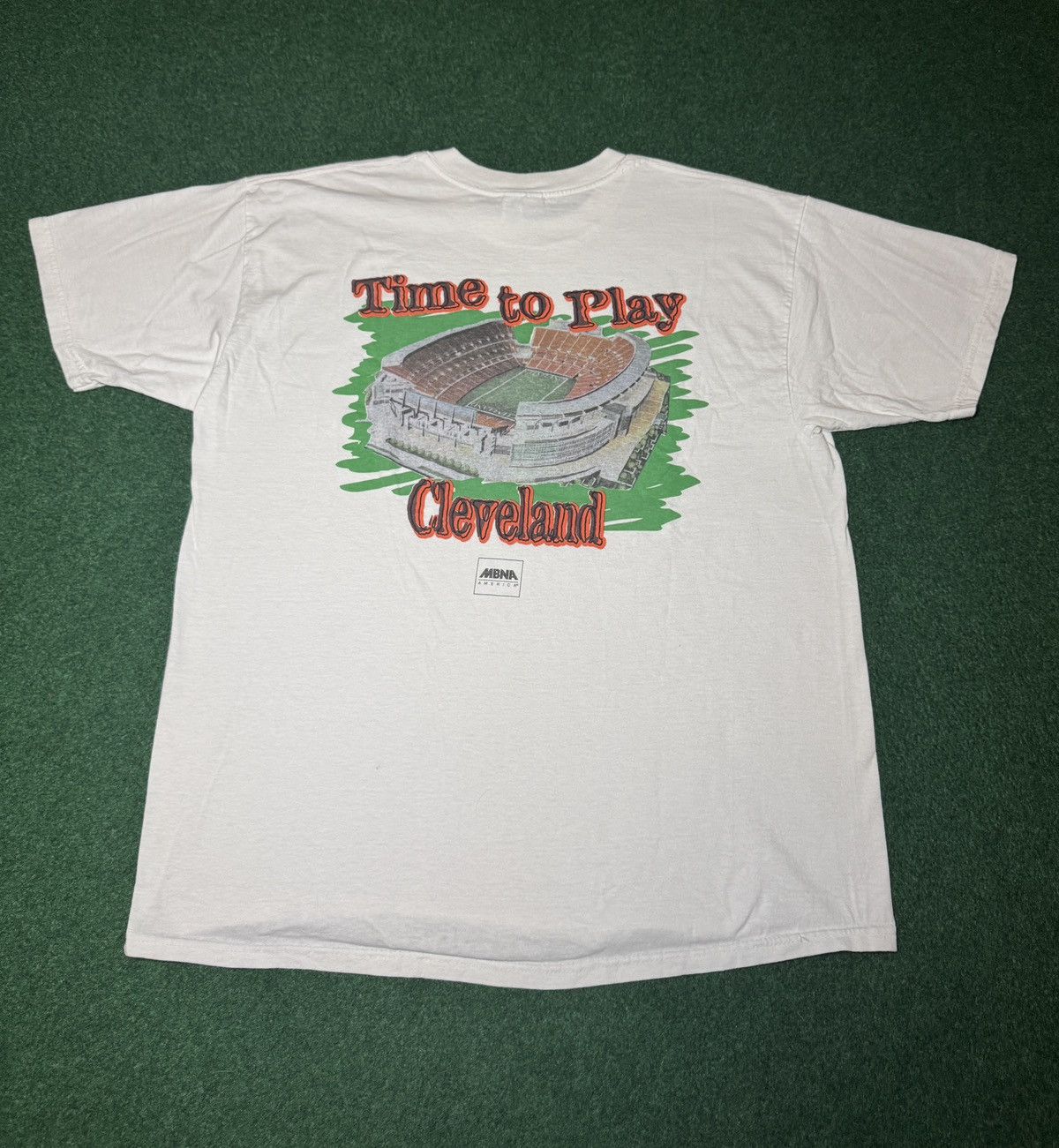 Vintage Vintage 90s Cleveland Browns Time To Play 1999 XL T Shirt Size US XL / EU 56 / 4 - 1 Thumbnail
