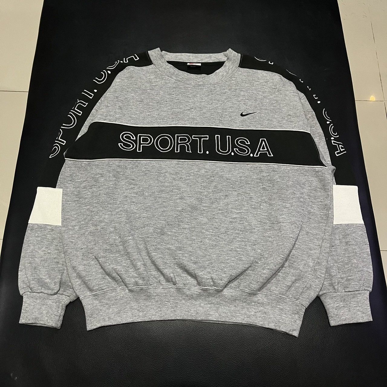 Nike vintage nike sport usa sweatshirt Size US L / EU 52-54 / 3 - 1 Thumbnail