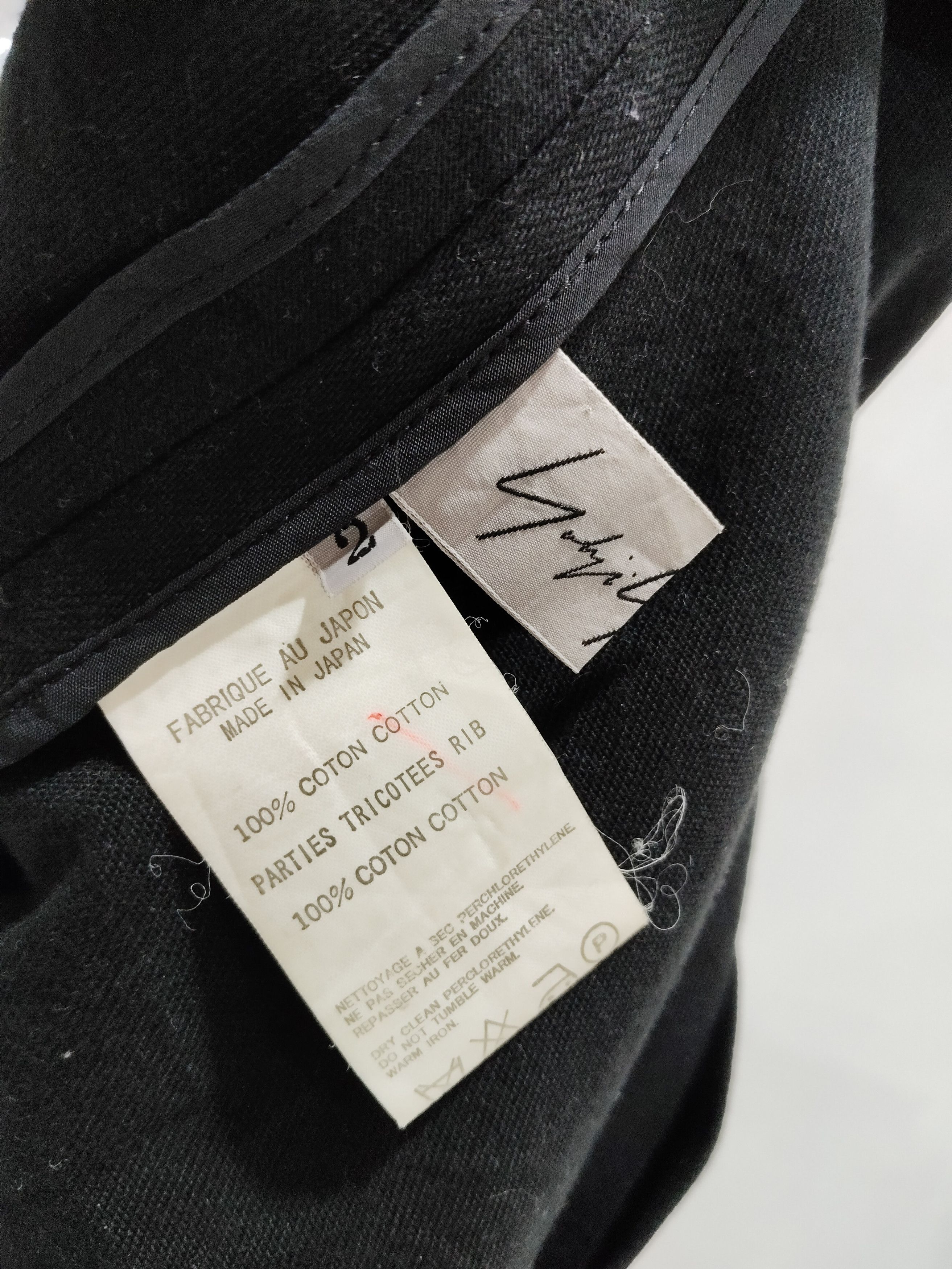 Yohji Yamamoto Rare! Yohji Yamamoto Parties Tricotees Rib Sweatshirt Size S / US 4 / IT 40 - 12 Thumbnail