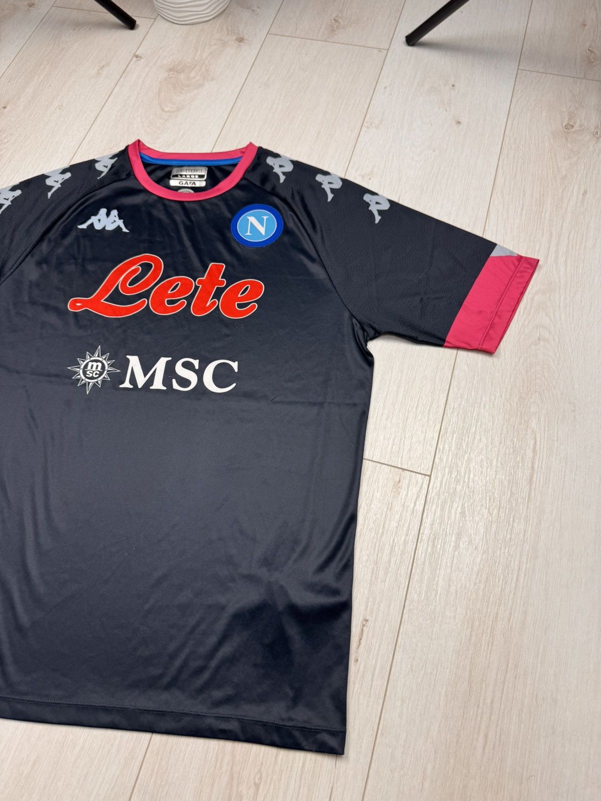 Kappa Kappa SSC Napoli 20/21 Soccer Jersey Size US L / EU 52-54 / 3 - 3 Thumbnail