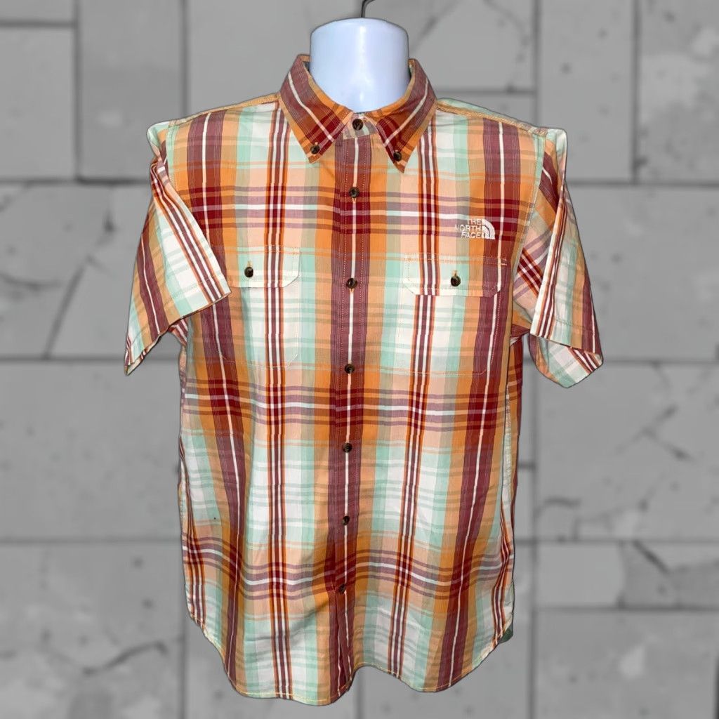 The North Face The North Face Men's Plaid Short Sleeve Shirt M Multicolor Casual Button-Up Size US M / EU 48-50 / 2 - 1 Thumbnail