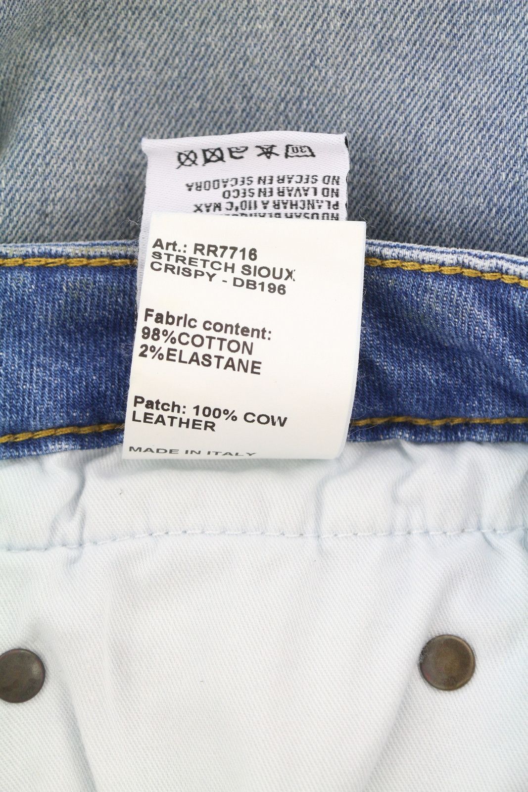 R13 BOY STRAIGHT W RIPS 27 Jasper Stretch Distress Jeans 86234 Size 27" / US 4 / IT 40 - 10 Thumbnail