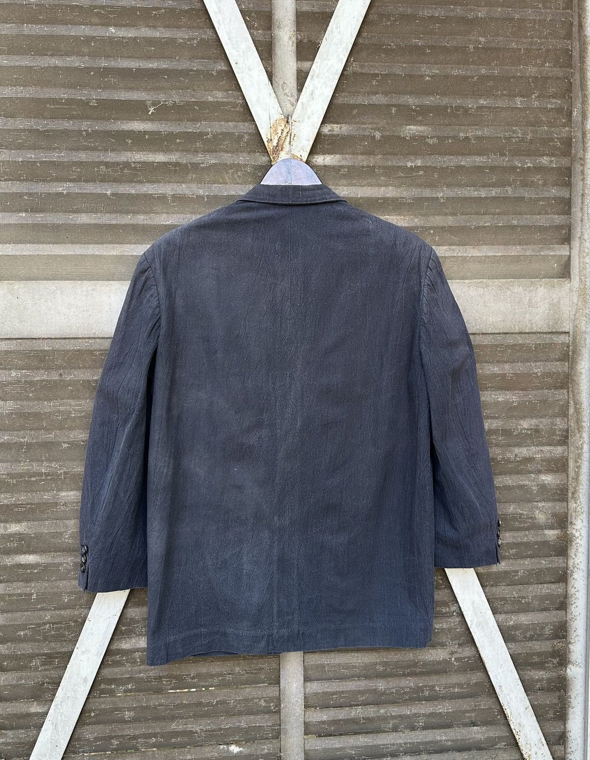 Comme des Garcons **grail**Vintage Comme Des Garcons Homme Faded Linen Jacket Size US S / EU 44-46 / 1 - 7 Thumbnail