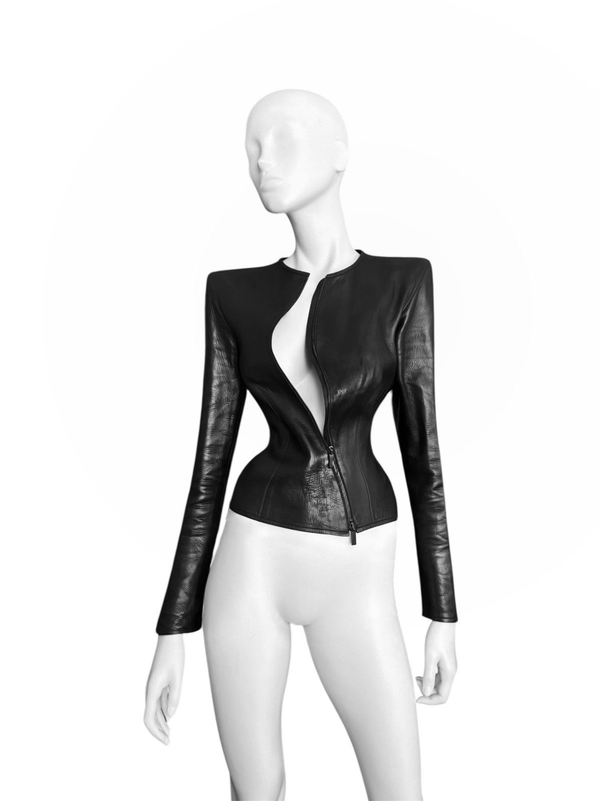 Gucci Runway Tom Ford for Gucci Fall Winter 1999 Leather Jacket Size S / US 4 / IT 40 - 1 Thumbnail