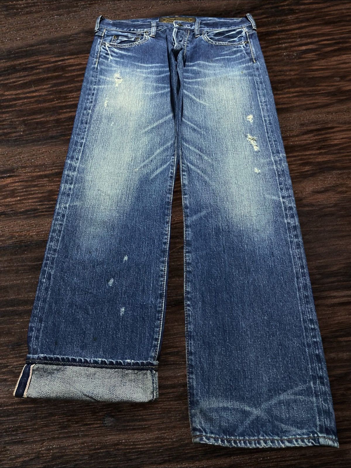 GOA Goa Selvedge Denim Distressed Jeans Size US 30 / EU 46 - 1 Thumbnail