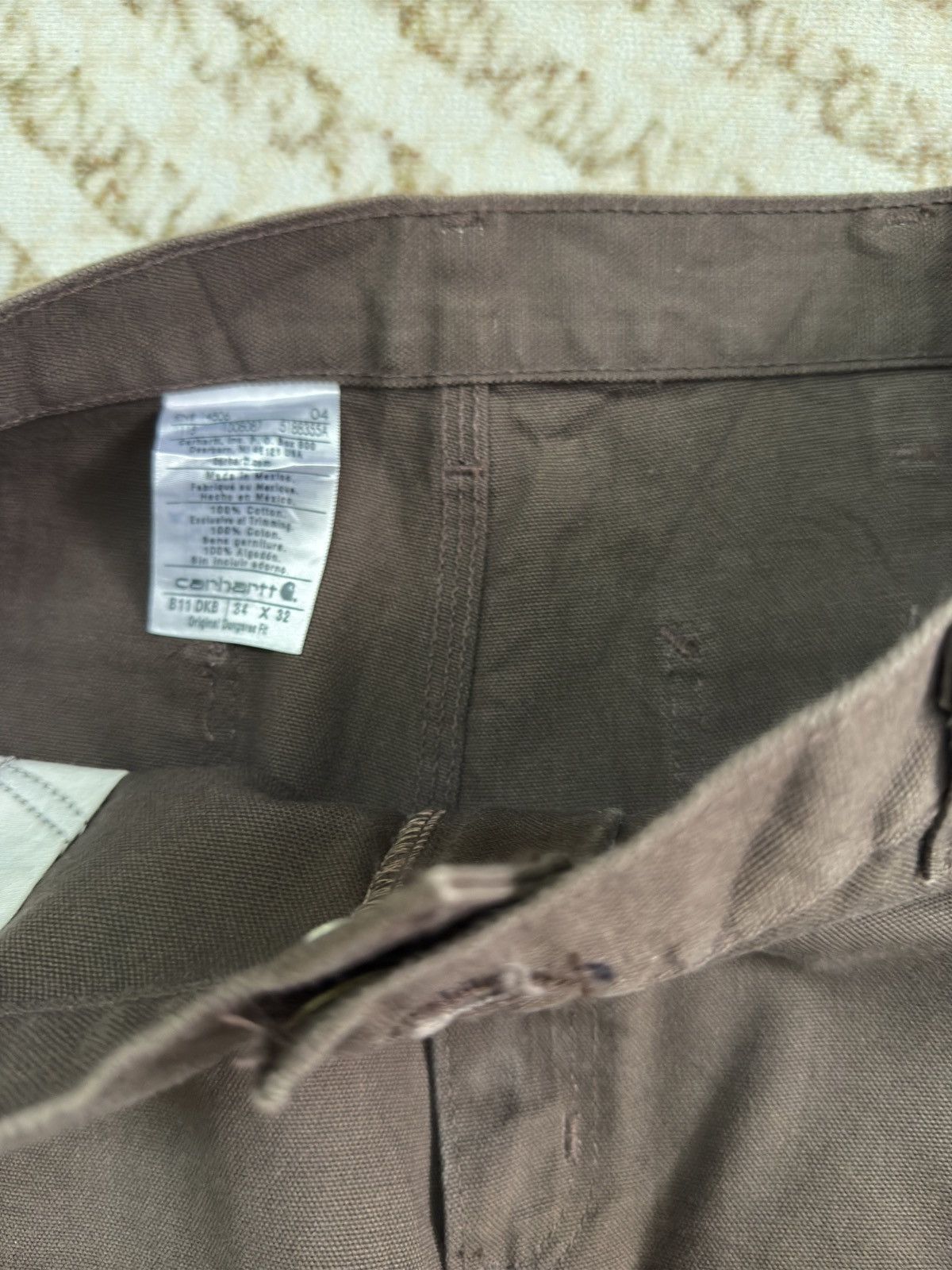 Carhartt Carhartt Carpenter Duck Work Pant Size US 35 - 6 Thumbnail