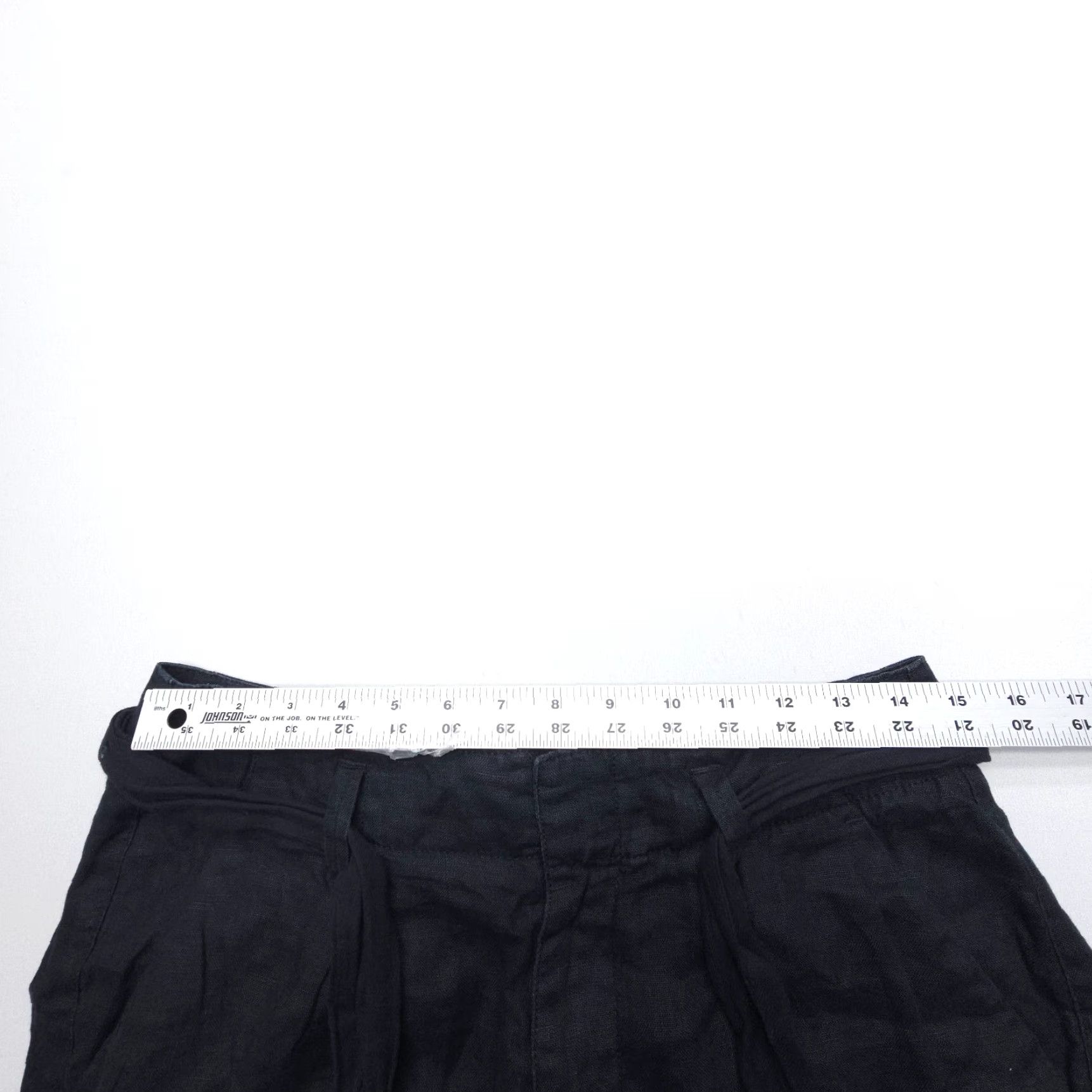 Sanctuary Sanctuary Pants Women 27 Black Linen Wide Leg High Rise Casual Size 27" / US 4 / IT 40 - 7 Thumbnail