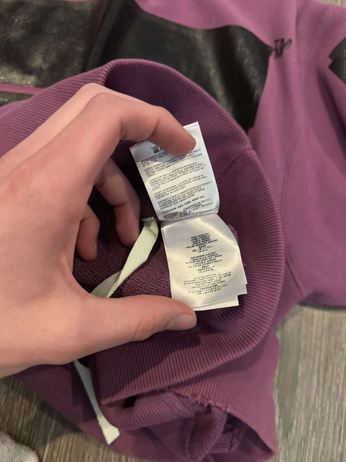 Champion × Off-White Off White Champion Purple Hoodie Size Medium Size US M / EU 48-50 / 2 - 14 Thumbnail