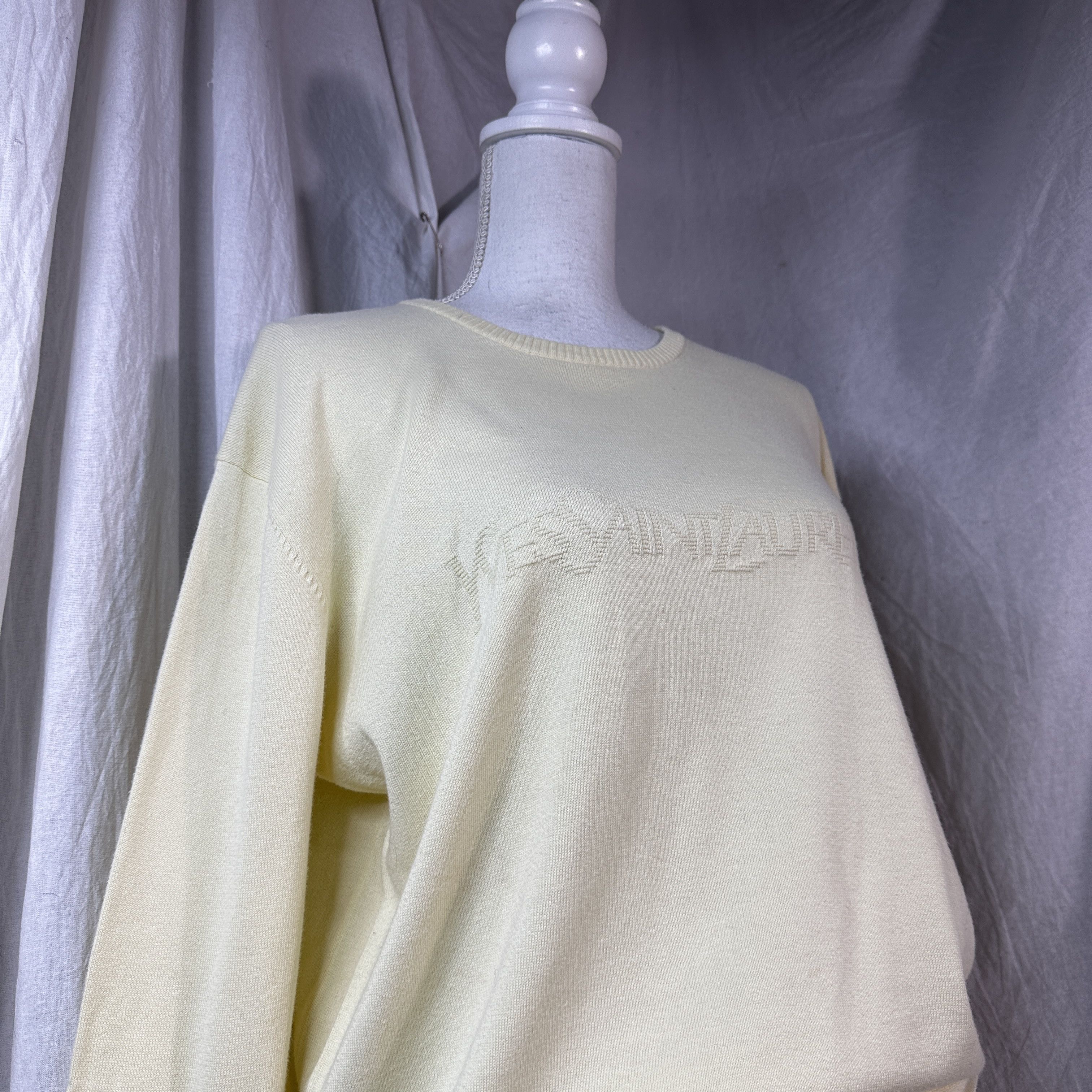 Vintage × Yves Saint Laurent Yves Saint Laurent Sweatshirt Size M / US 6-8 / IT 42-44 - 5 Thumbnail