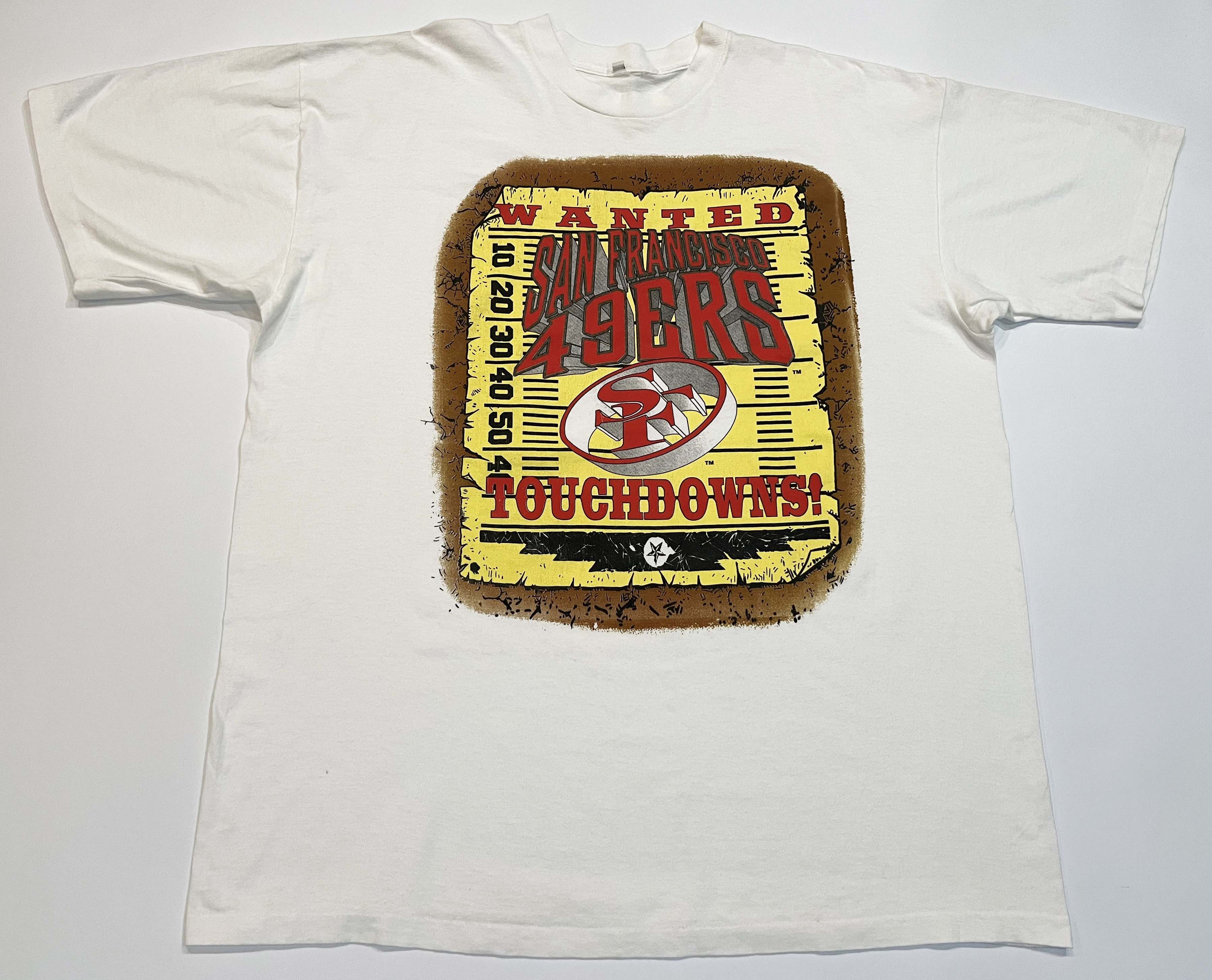 NFL × Vintage Vintage NFL San Francisco 49ers Football T-Shirt Size US XL / EU 56 / 4 - 1 Thumbnail