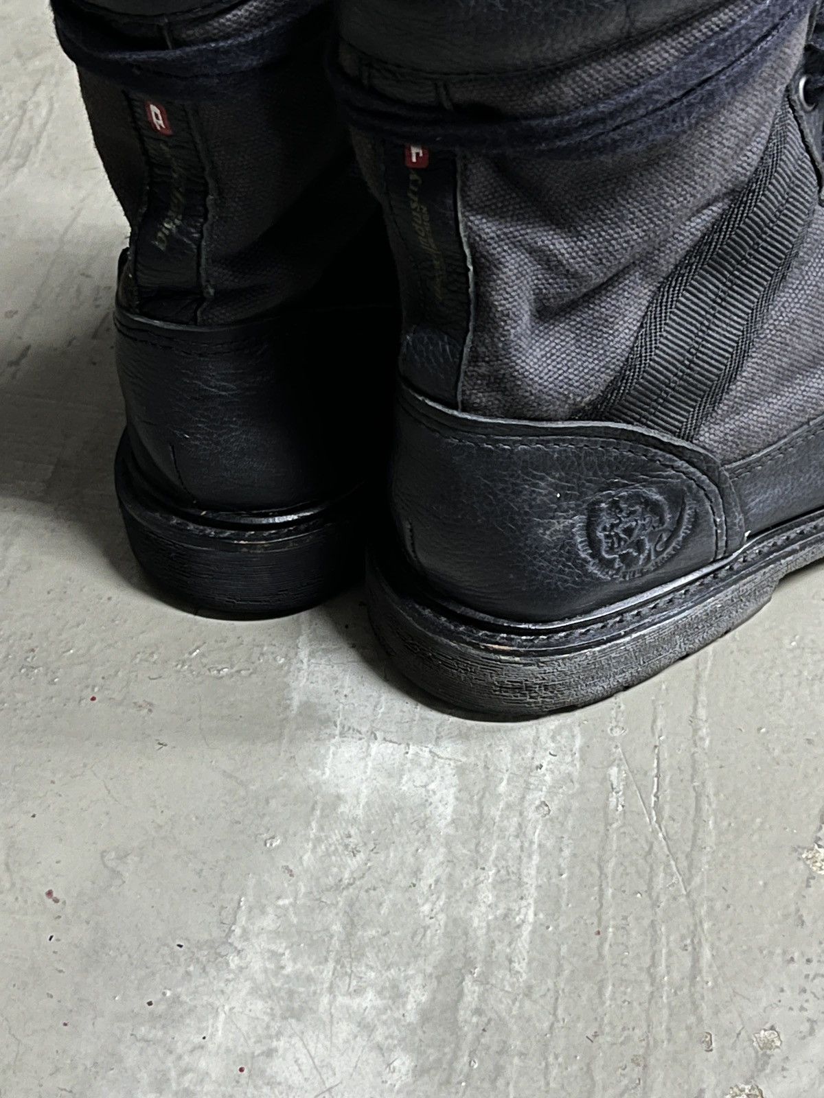 Diesel Diesel Leather Guidi AS 98 Style Combat Steel Toe Boots Size US 8.5 / EU 41-42 - 11 Thumbnail