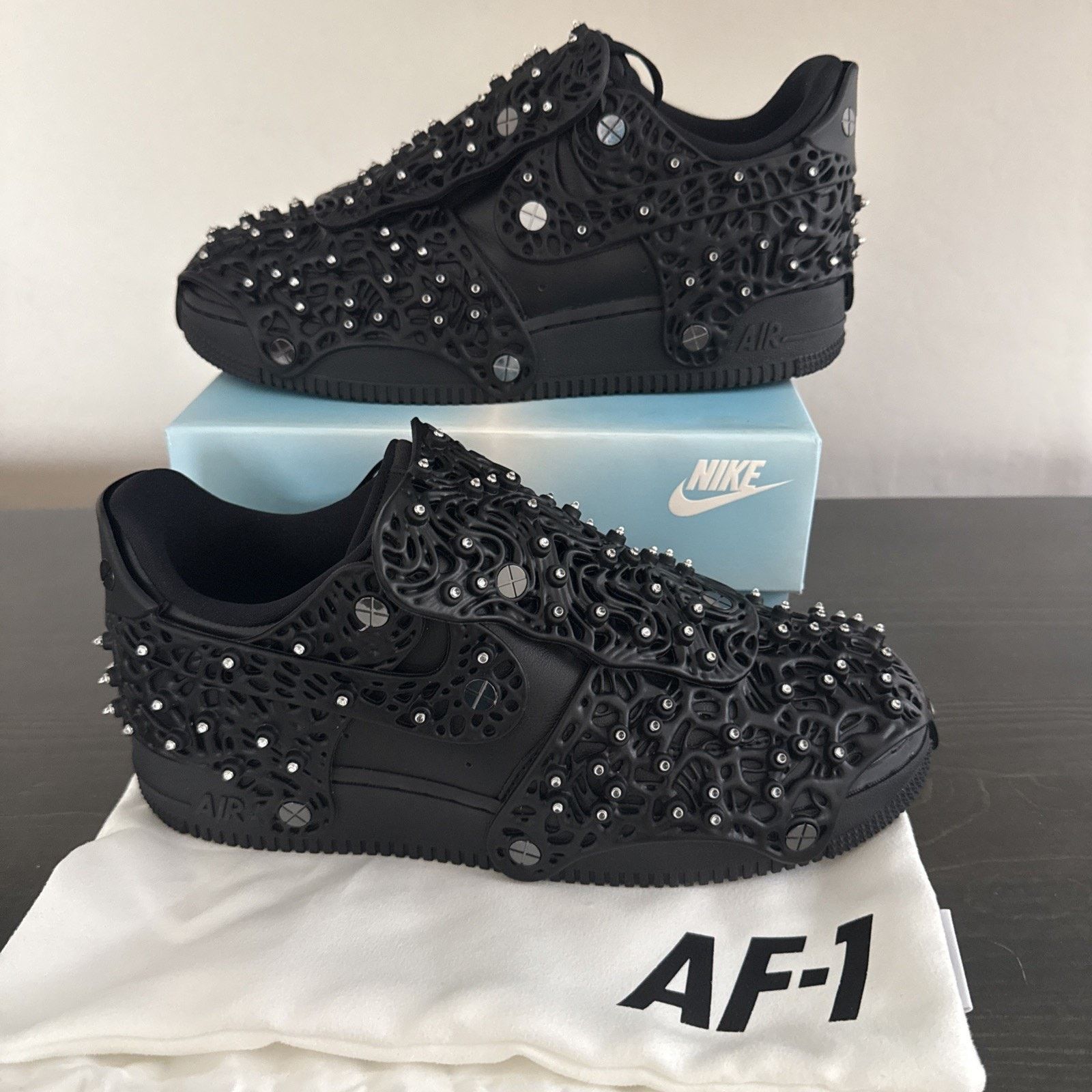 Nike Nike Air Force 1 LXX x Swarovski Black 2021 -w Shoes Size 9 Size US 9 / IT 39 - 1 Thumbnail