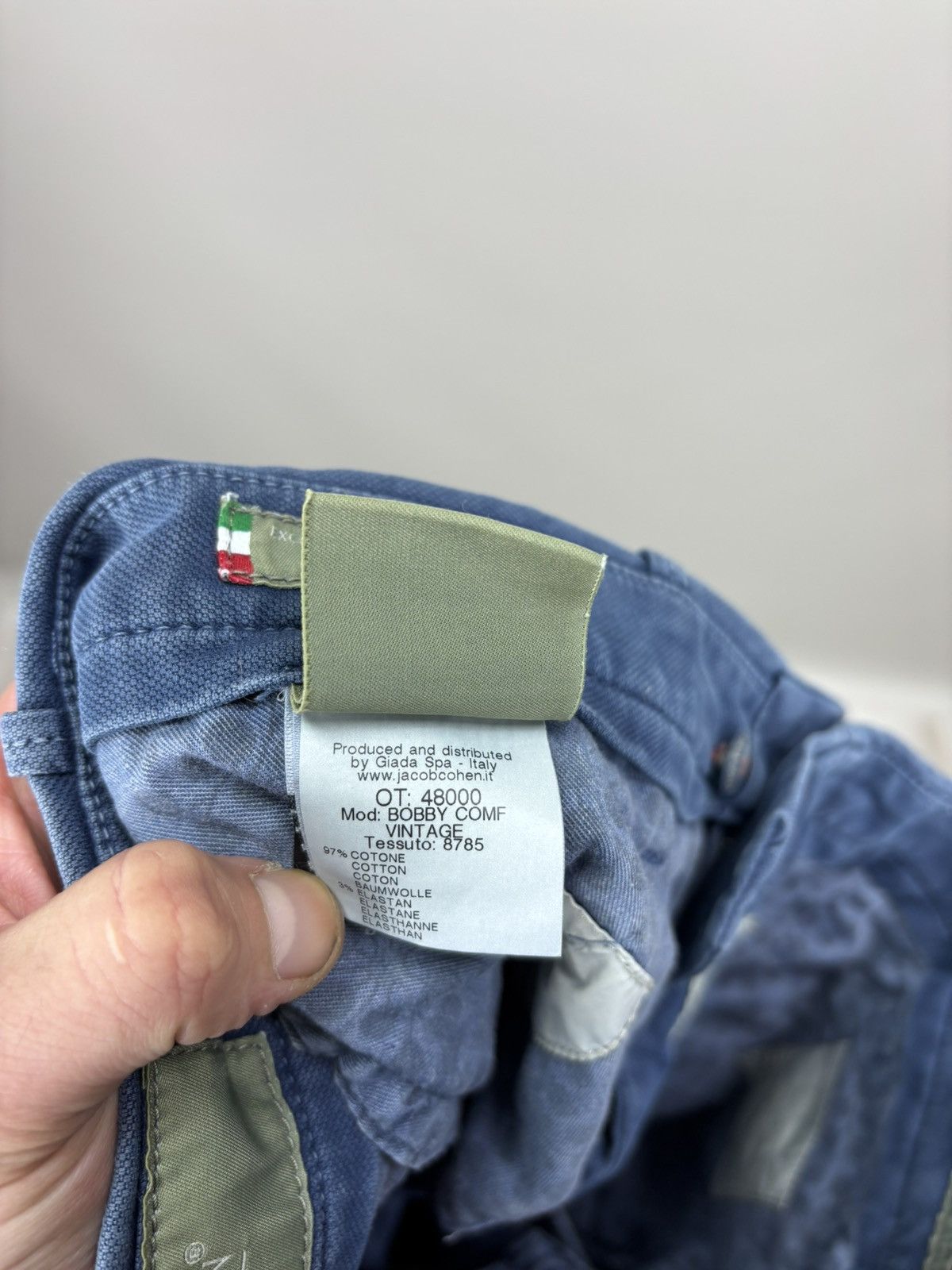 Jacob Cohen Mens pants Jacob Cohen Size 34 Color Blue Size US 34 / EU 50 - 10 Thumbnail