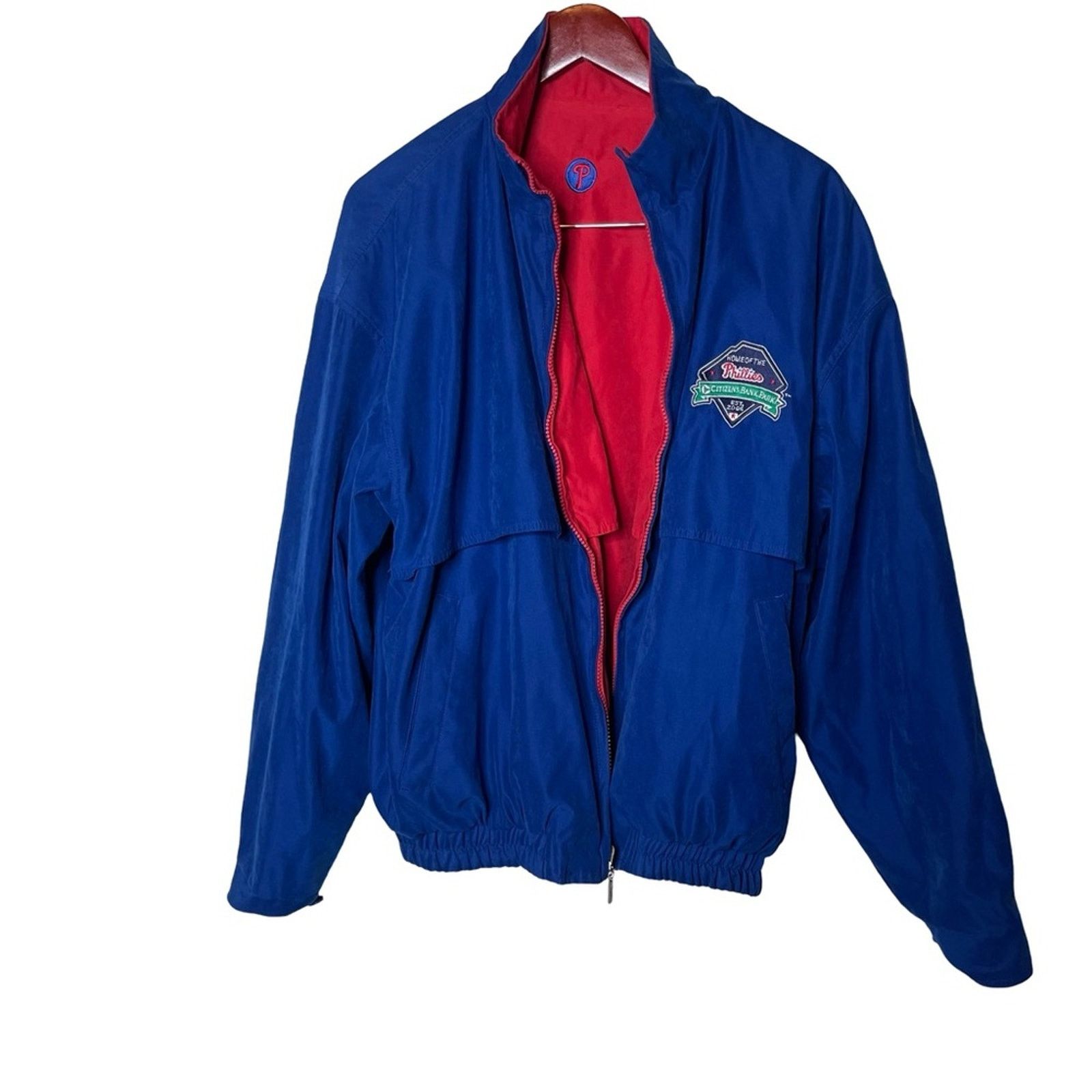 Vintage Vintage Philadelphia Phillies Signatures reversible jacket Size US L / EU 52-54 / 3 - 4 Thumbnail