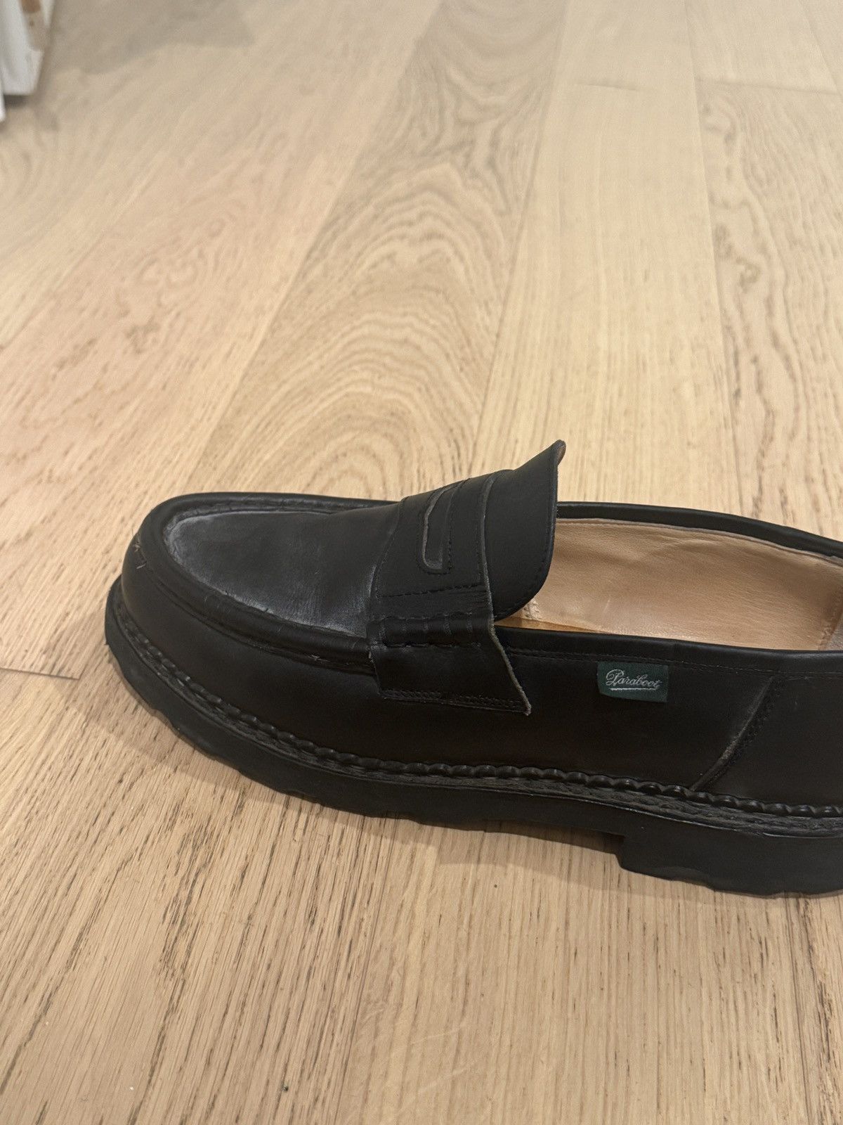 Paraboot Paraboot Reims Chunky Loafer (Black Marche Leather) Size US 10 / EU 43 - 4 Thumbnail