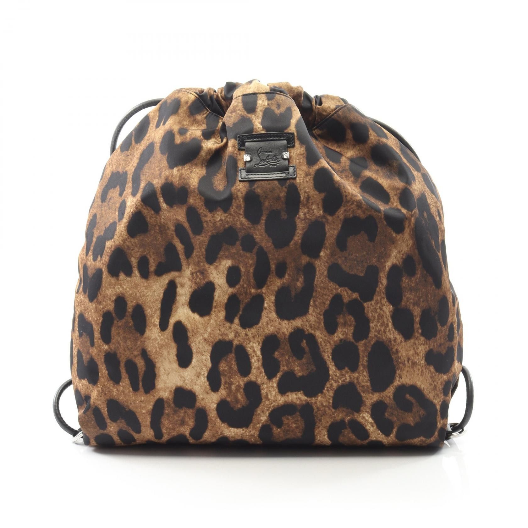 Christian Louboutin Christian Louboutin Christian Louboutin Nylon Leather Backpack Leather Backpack DUTY FREE for USA Size ONE SIZE - 1 Thumbnail