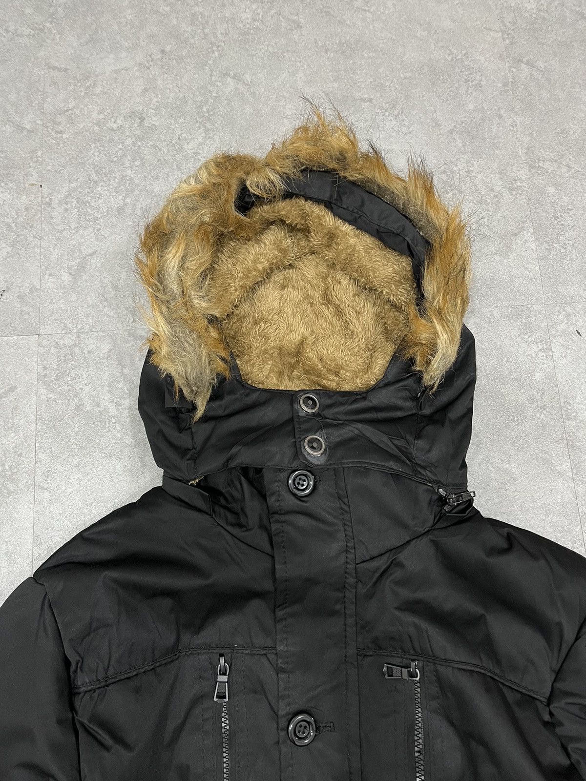 Le Grande Bleu (L.G.B.) 2000s VOGUE LGB Style KRMii Faux Fur Parka Jacket Size US XL / EU 56 / 4 - 4 Thumbnail