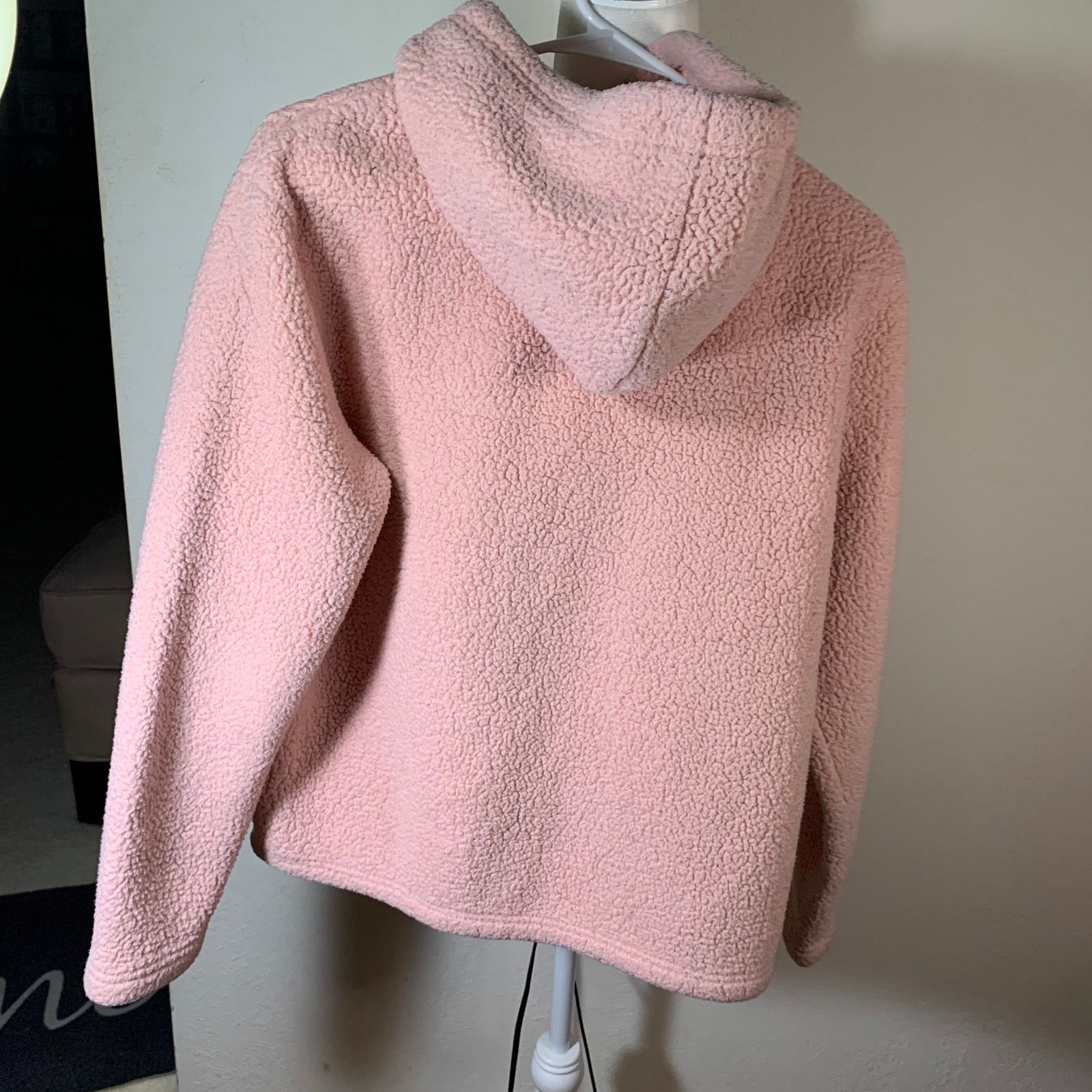 Fila FILA Pink Sherpa Pullover Women’s Hoodie Size S Size S / US 4 / IT 40 - 3 Thumbnail