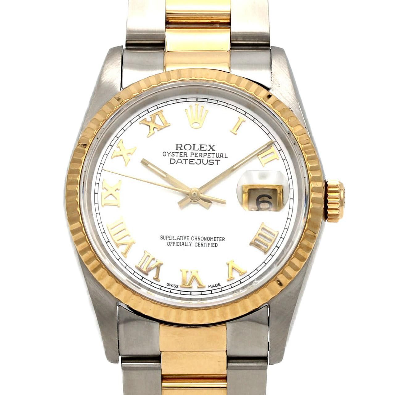 Rolex Rolex Rolex Datejust Stainless Steel Yellow Gold Automatic Precious Metal Automatic 16233NR3 DUTY FREE for USA Size ONE SIZE - 1 Thumbnail