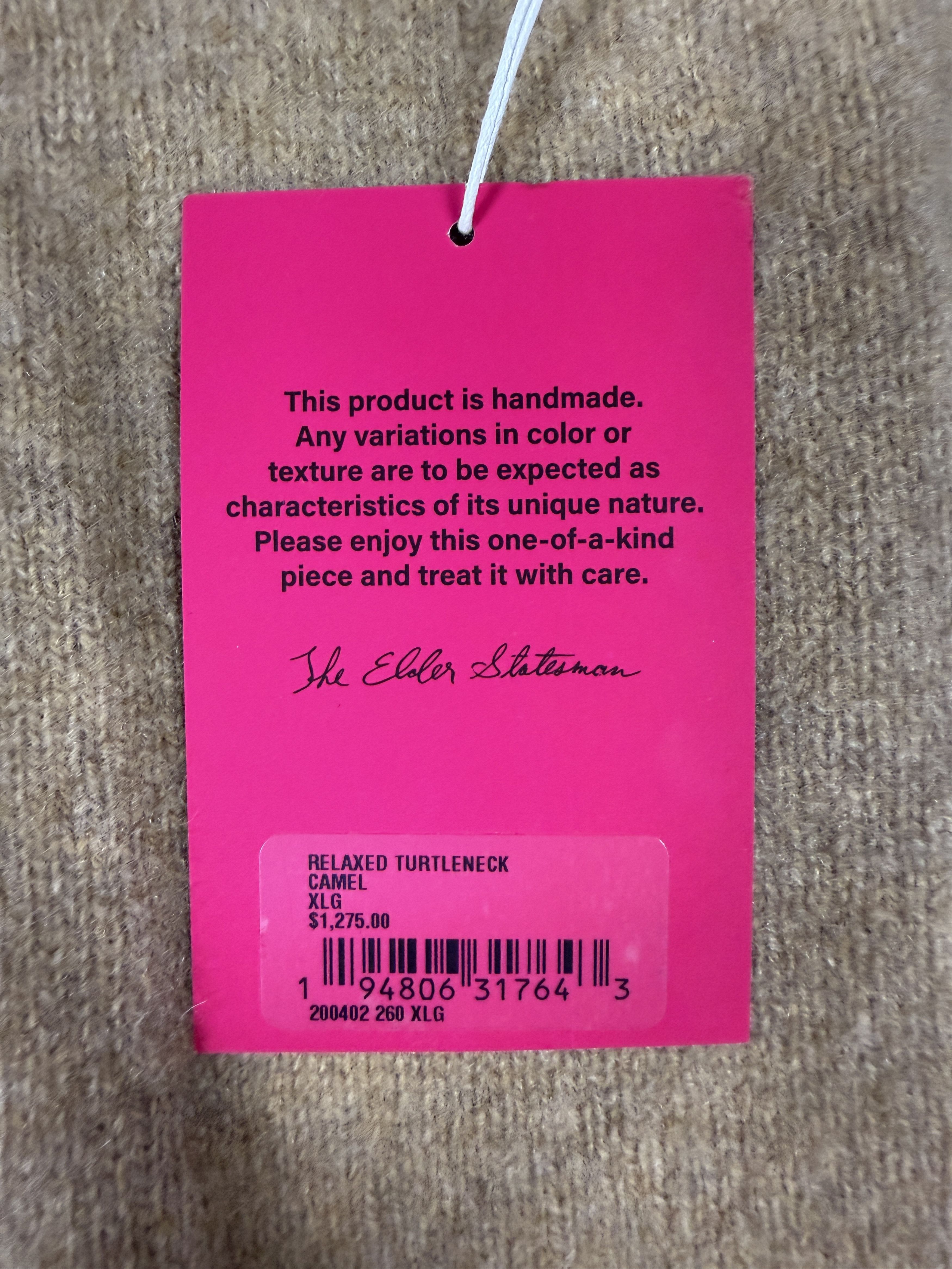 The Elder Statesman $1275 The Elder Statesman Relaxed Cashmere Turtleneck Size US XL / EU 56 / 4 - 4 Thumbnail