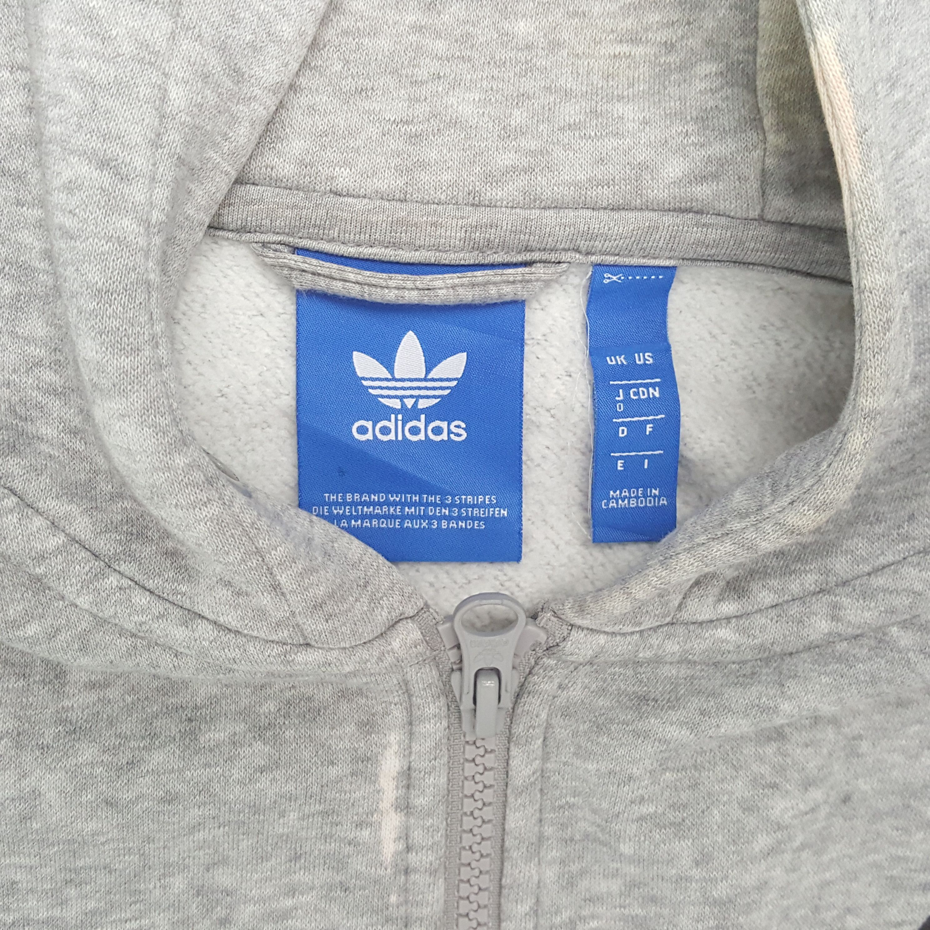 Adidas × Vintage ADIDAS Streetwear Logo Design Zipper Hoodies Size US M / EU 48-50 / 2 - 11 Thumbnail