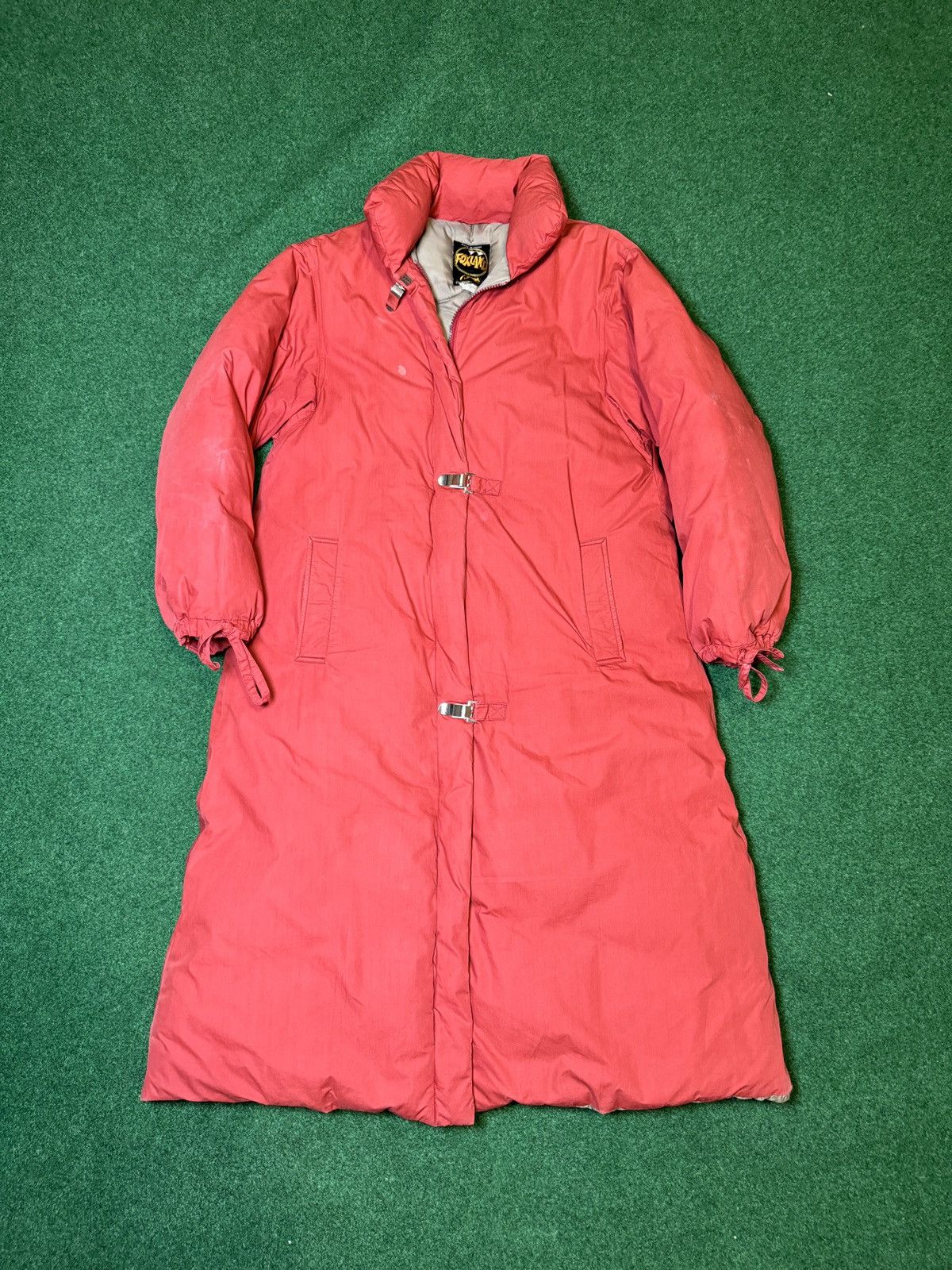 Vintage True Vtg 70s Foxland Down Parka Trench Coat Full Zip Jacket Size S / US 4 / IT 40 - 1 Thumbnail